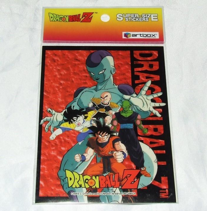 Dragon Ball Z Super Size Sticker Pack #1 Anime 1999