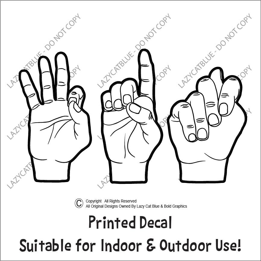 FDT Trump Decal Sticker Printed Die Cut Sign Language Protest F Anti MAGA