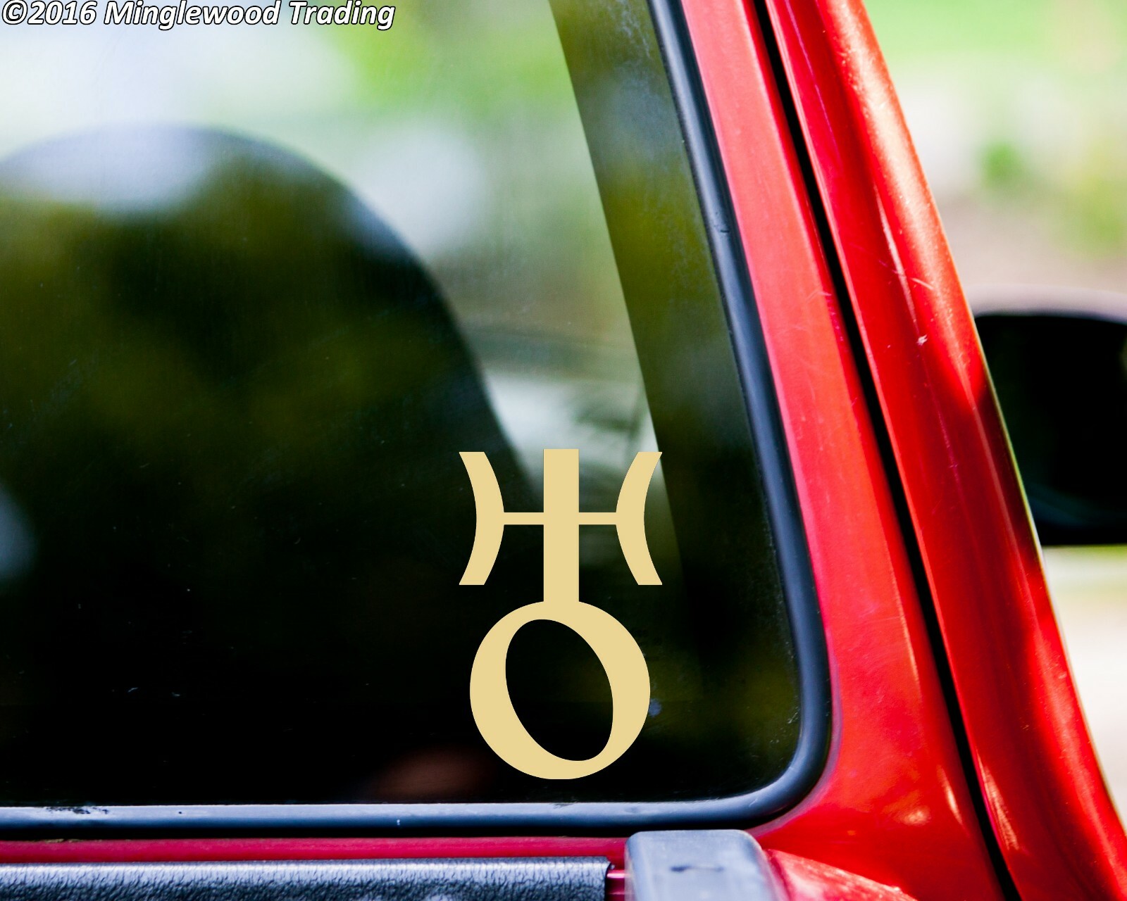 URANUS Vinyl Sticker Planet Astrology Sign Zodiac Planetary Glyph Die Cut Decal