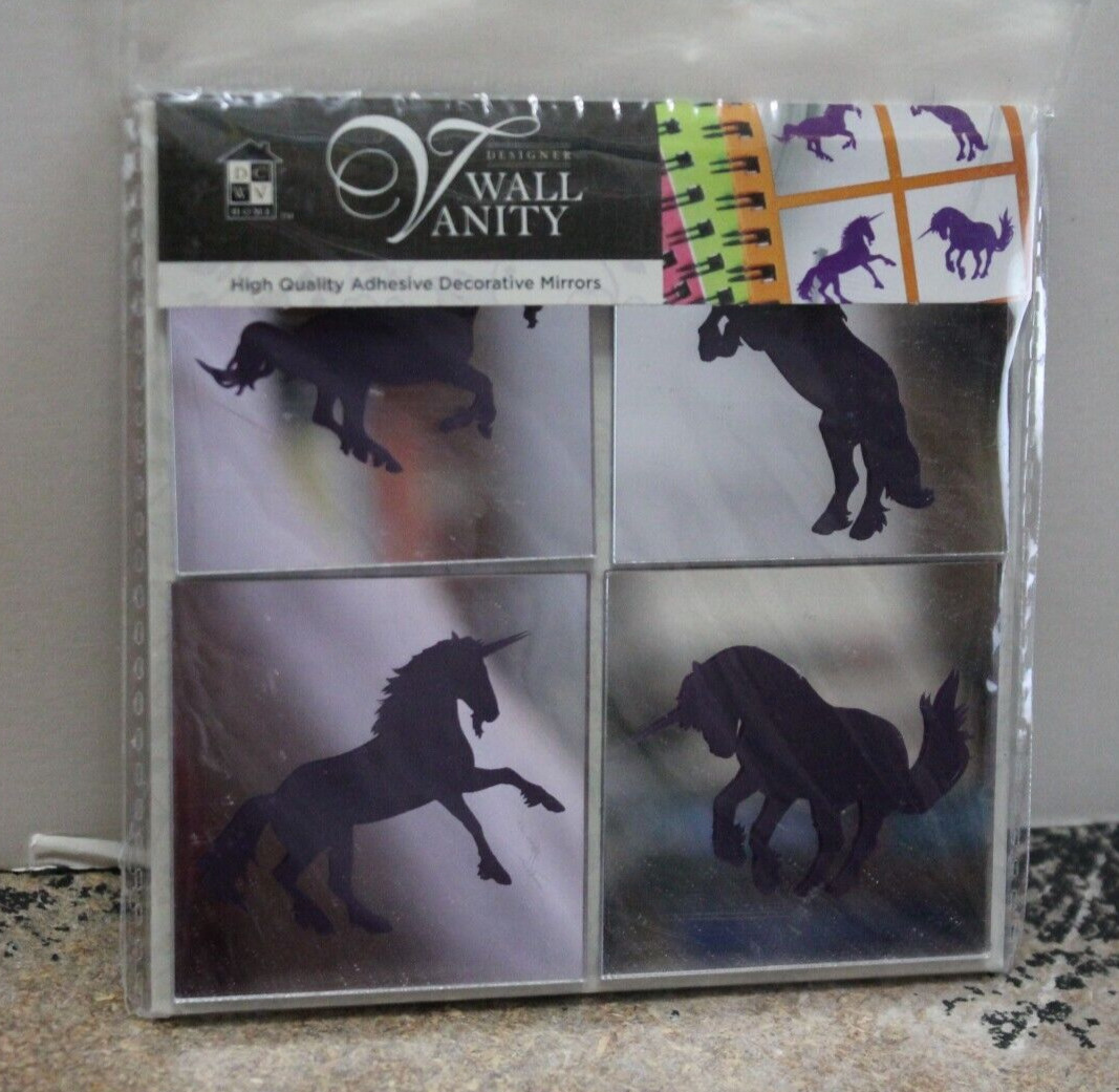 DCWV Home Vanity Wall reflective stickers–UNICORNS (new)