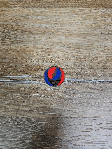 Grateful Dead SYF Silver Metal Sticker – 1"
