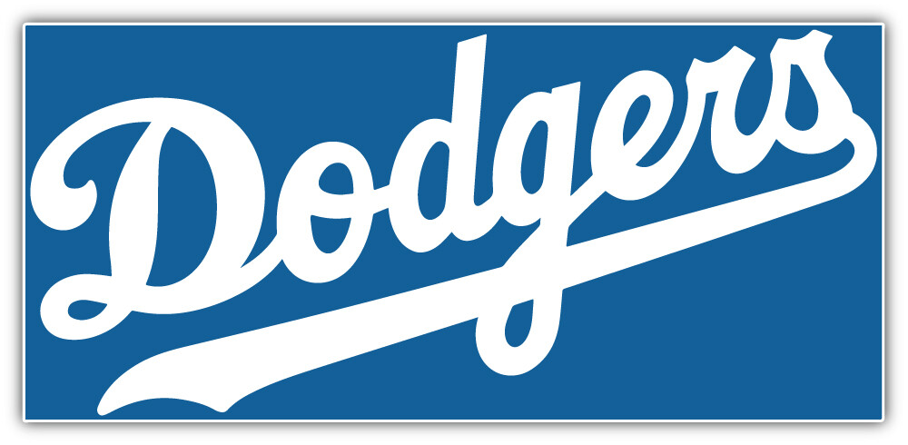 Los Angeles Dodgers MLB Baseball Sport Logo Car Bumper Sticker Decal "SIZES"