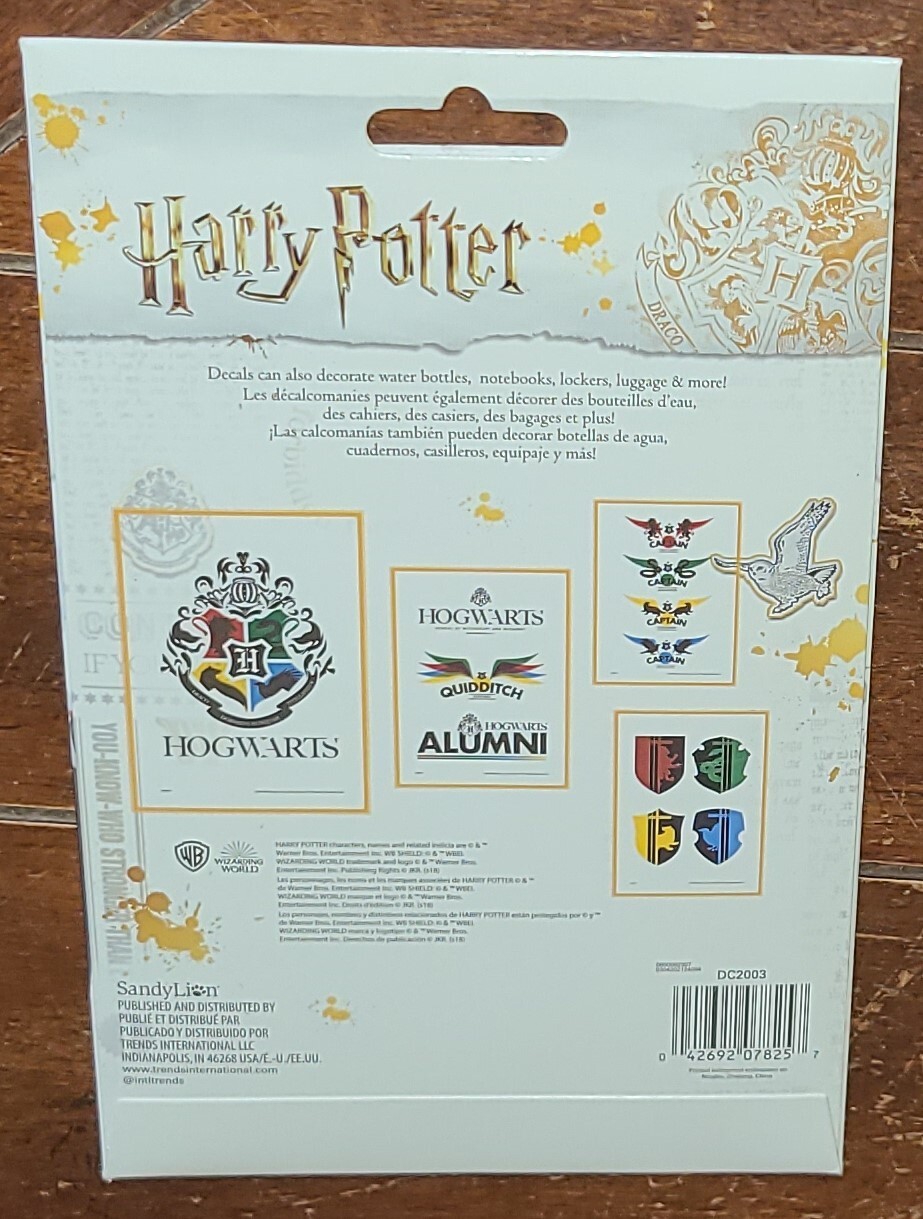 Harry Potter Vinyl Decals for Tech Devices/Water Bottles/Notebooks by Sandy Lion