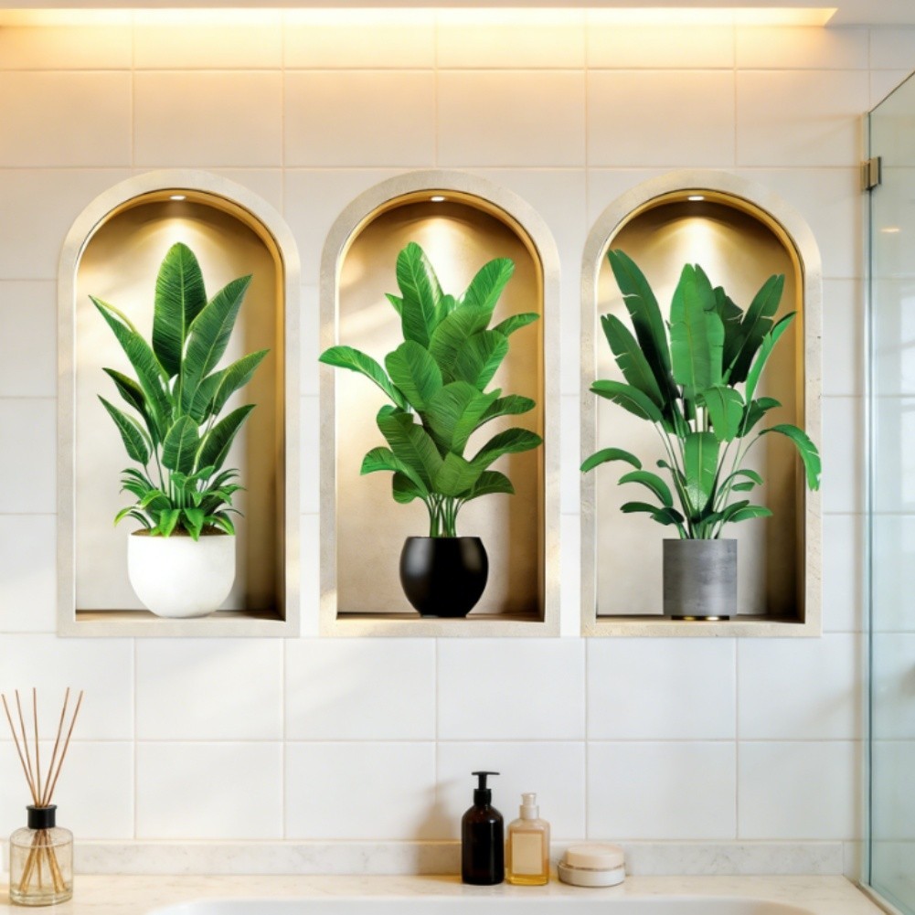 3D Wall Stickers Removable Decals Thickened PVC Removable Without Damage
