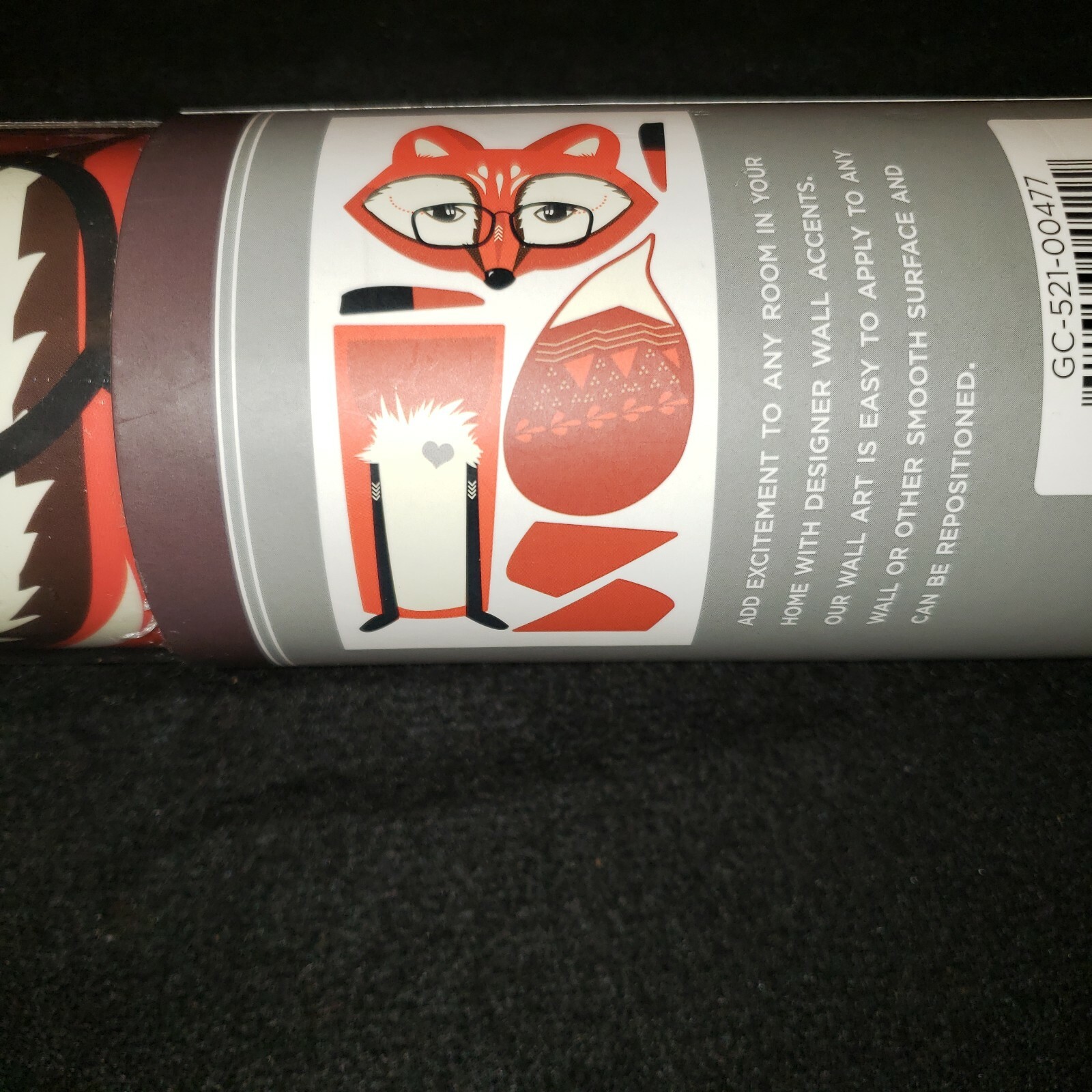 DECALS Fox Peel N Stick Wall Decal Removable Repositionable 7 Decals Wallpaper