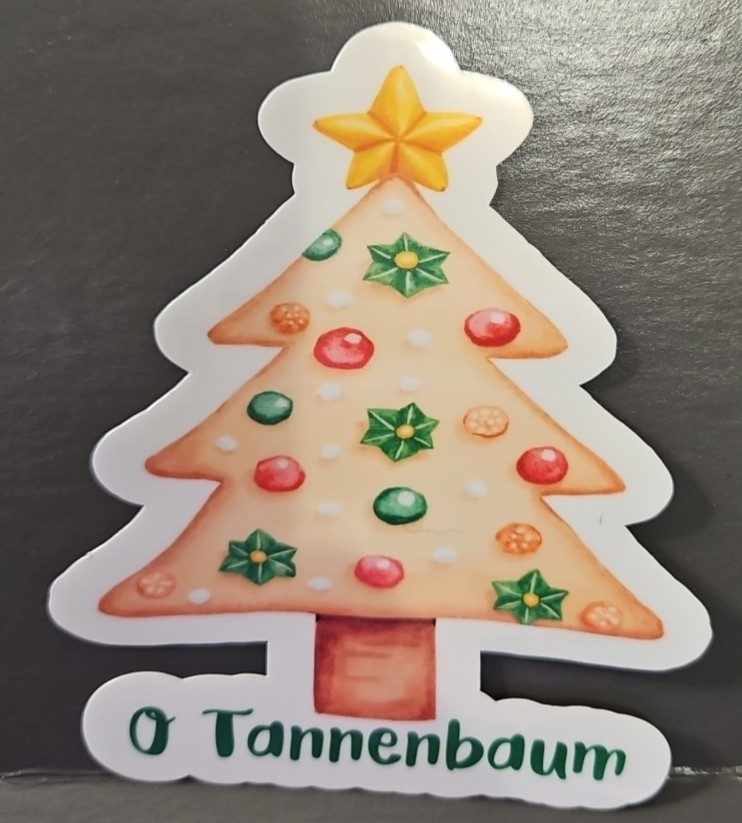 Vinyl Laminated Christmas Tree Colorful