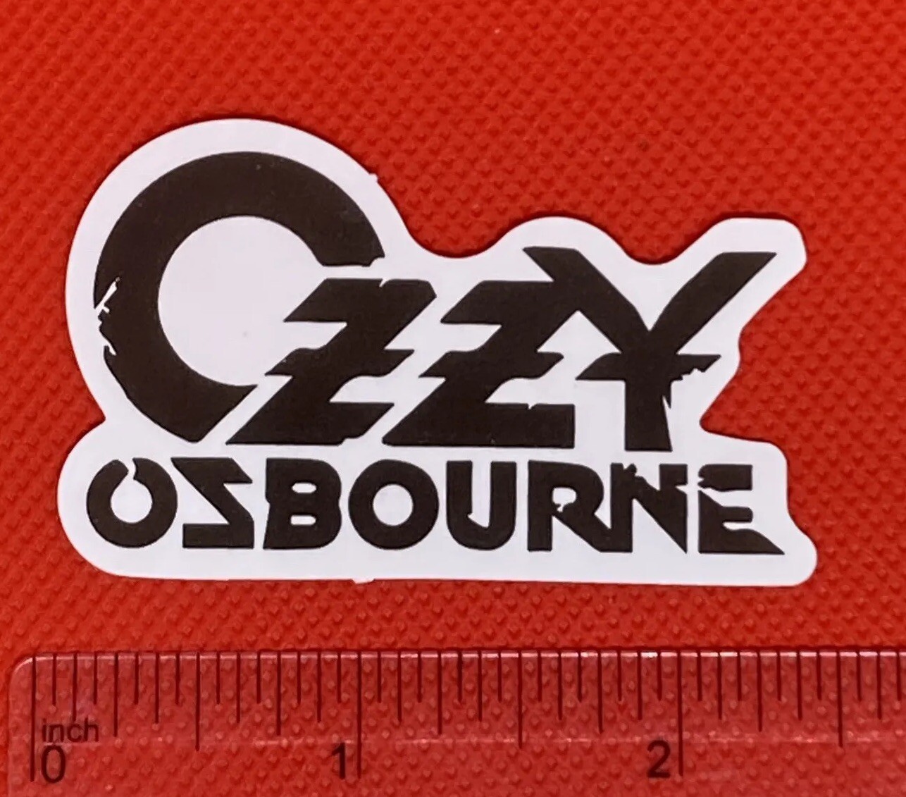 Ozzy Osbourne Band Decal Sticker Black White Vintage Look Free US Shipping 🇺🇸