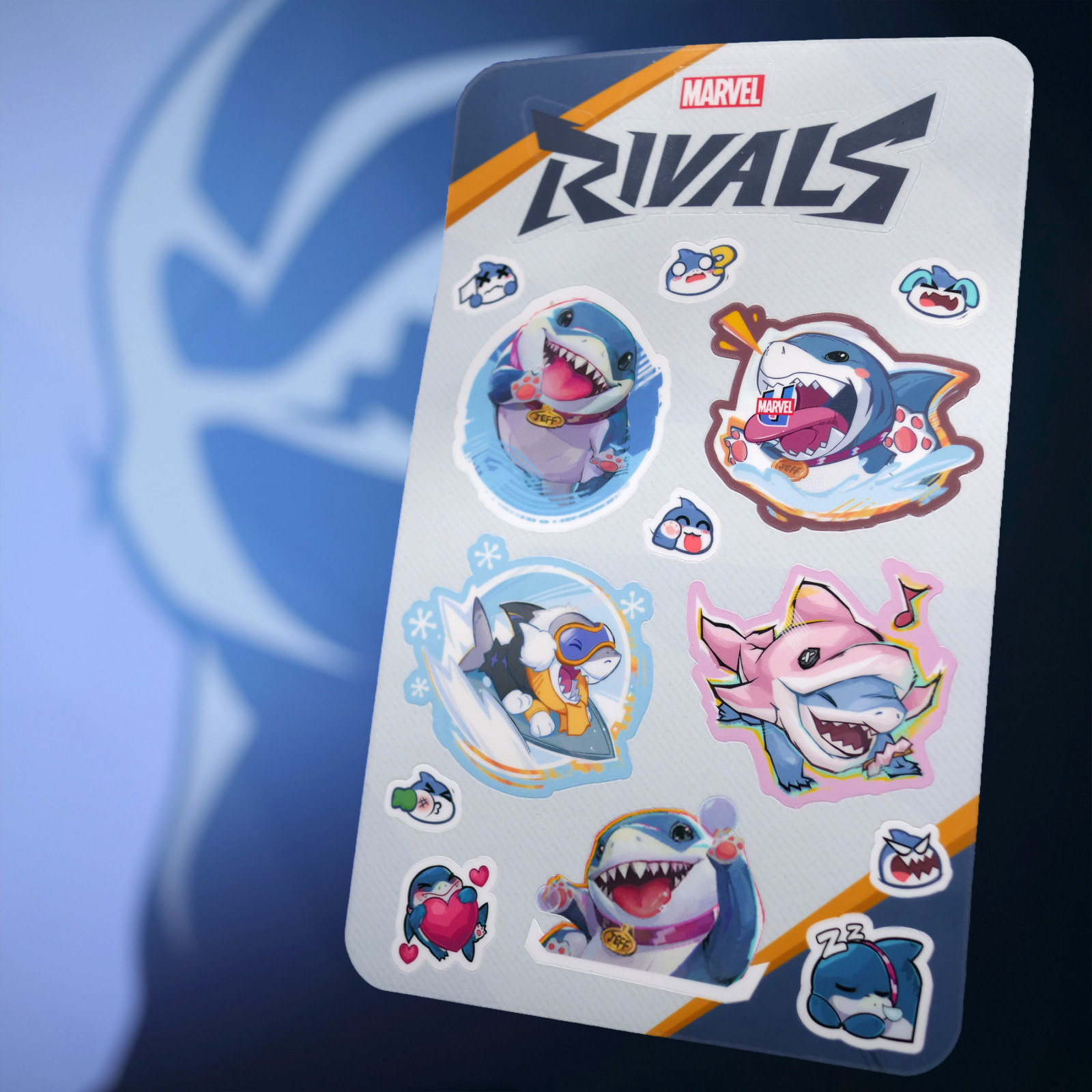 Marvel Rivals Jeff the Land Shark Sticker Sheet