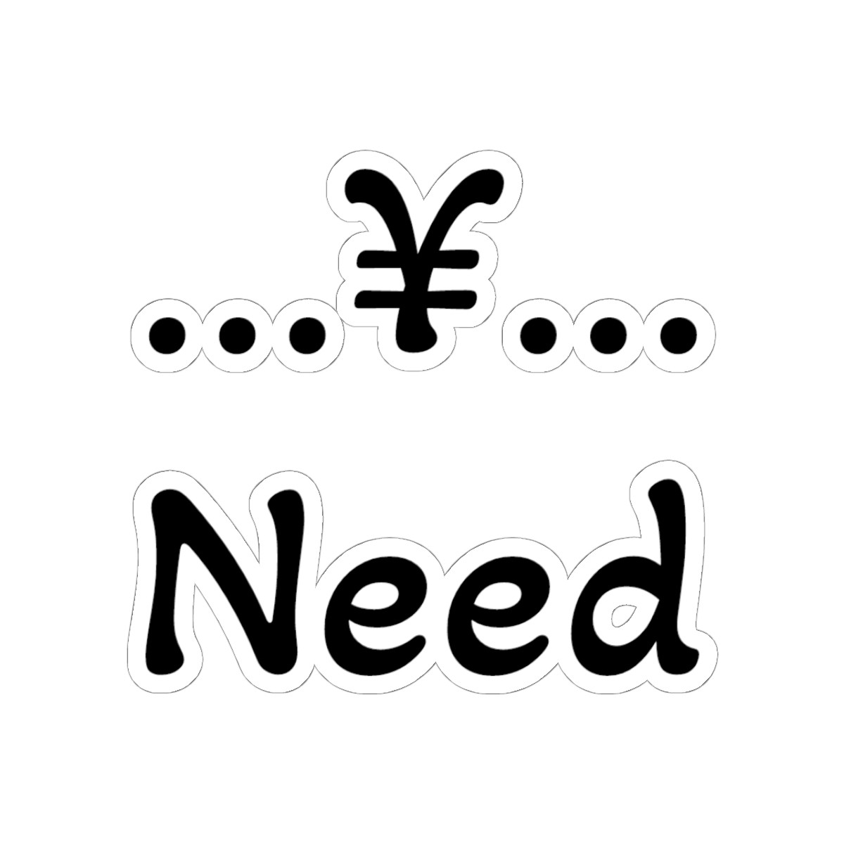 Stylish Kiss-Cut Stickers | Need Money Design for Laptops, Journals, Gift […]
