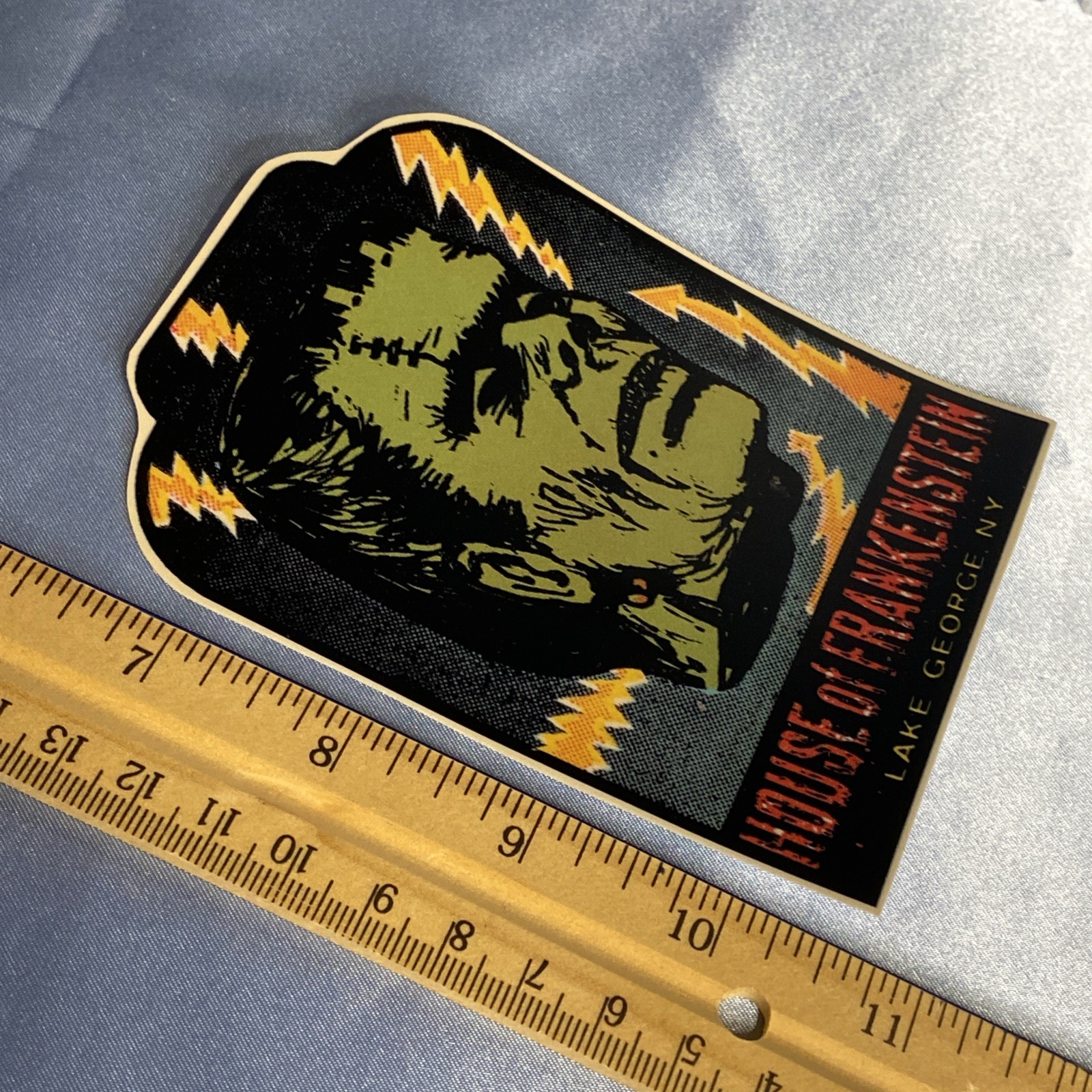 HOUSE OF FRANKENSTEIN WAX MUSEUM Gift Shop Souvenir Decal ARLON Lake George NY