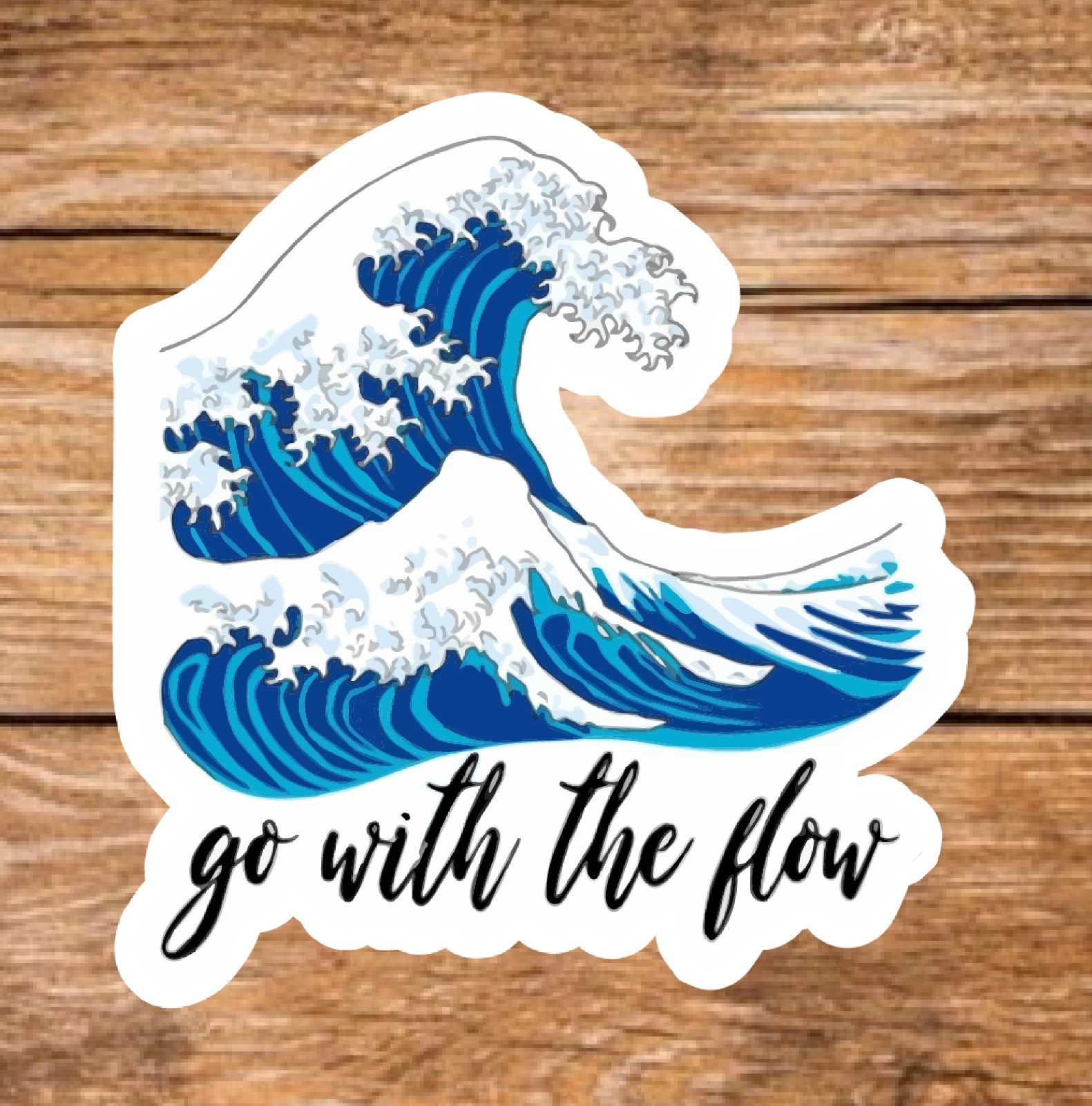 Beach Life – 3 Pages (18 Sticker Set) 2in, Waterproof, Glossy Finish Vinyl.