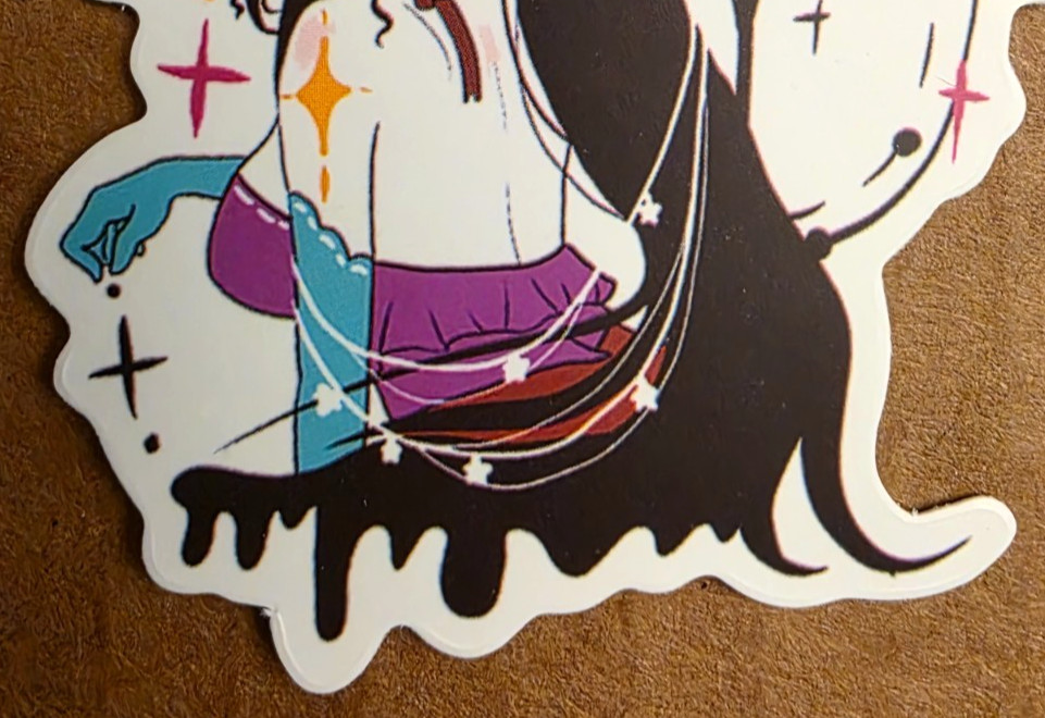 Halloween Sticker Vampire Girl Witch Ghost Dragon Gothic Punk Emo Anime Manga