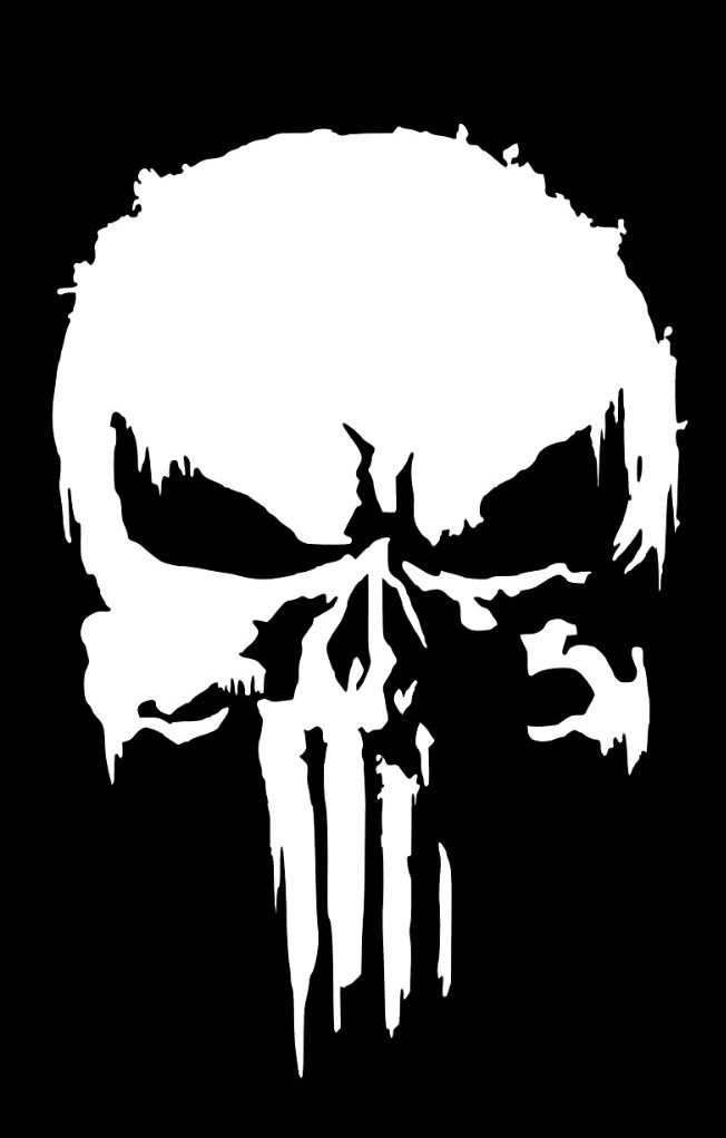 Punisher Skull Daredevil Born Again Sticker Vinyl For Cars Trucks Windows, 4×6!