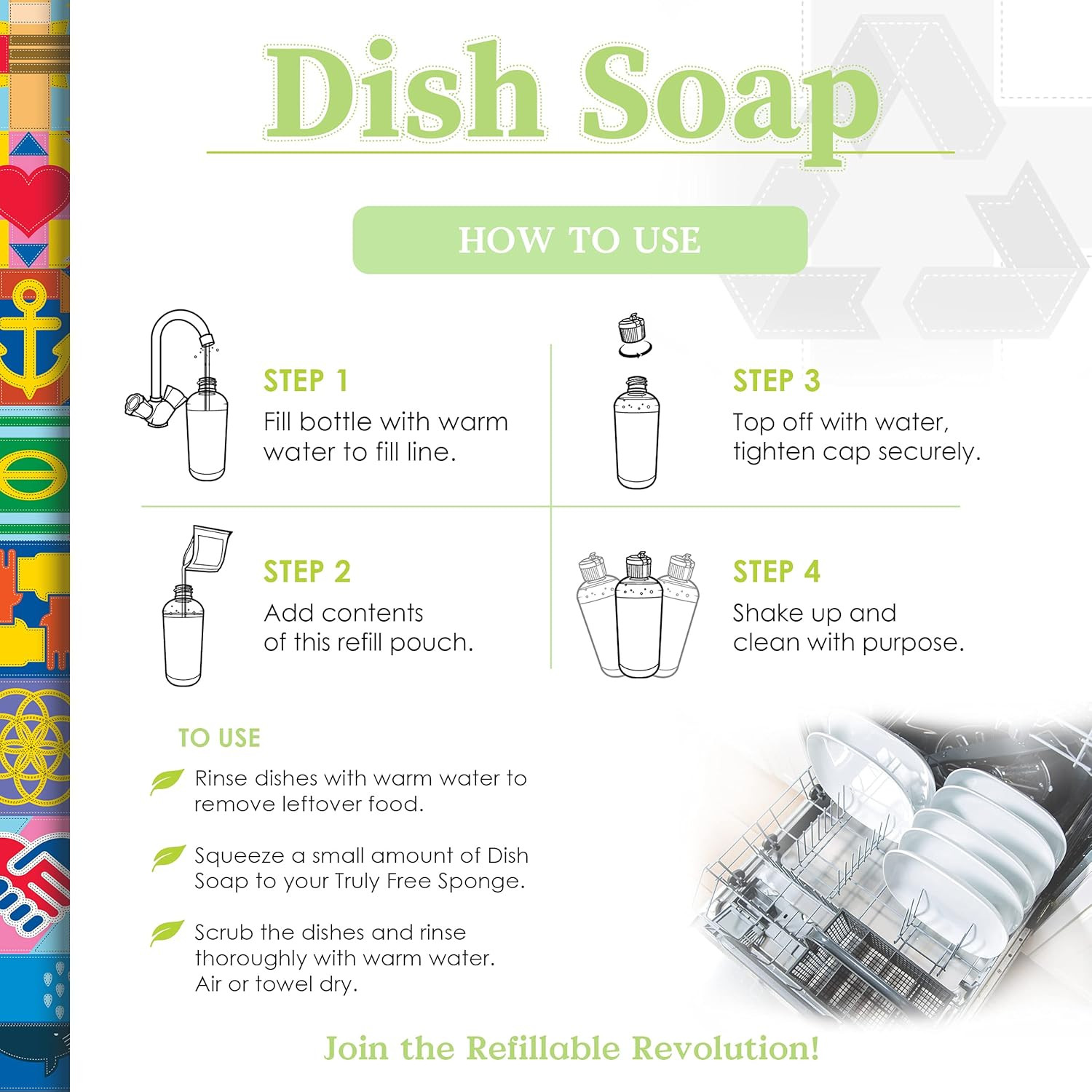 Non Toxic Dish Soap Kit | Natural Concentrated Dishwashing Liquid – Sweet Basil