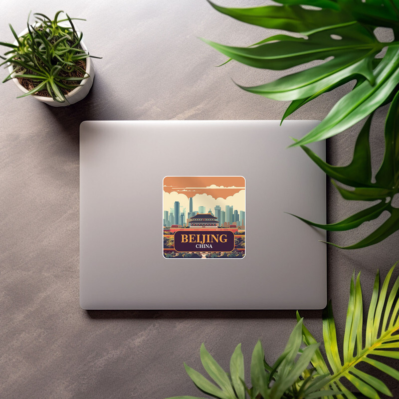 China Beijing City Vinyl Decal Waterproof Car Bumper Sticker