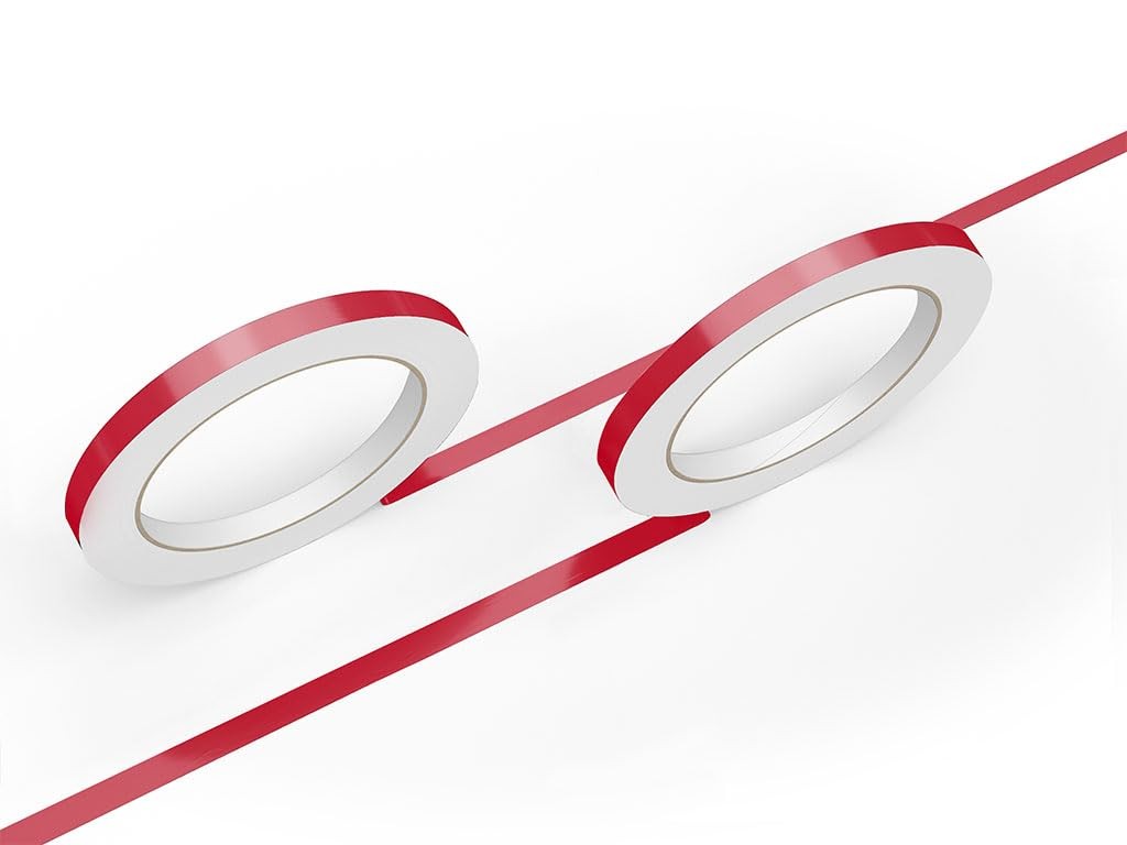 Vinyl Pinstriping Tape Dark Red 3/4" x 150ft UV Resistant Auto Decal Stripes