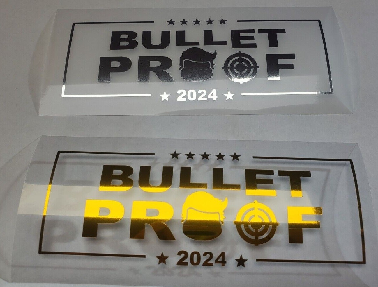 Bullet Proof 2024 USA patriot election decal -Trump shooting decal sticker