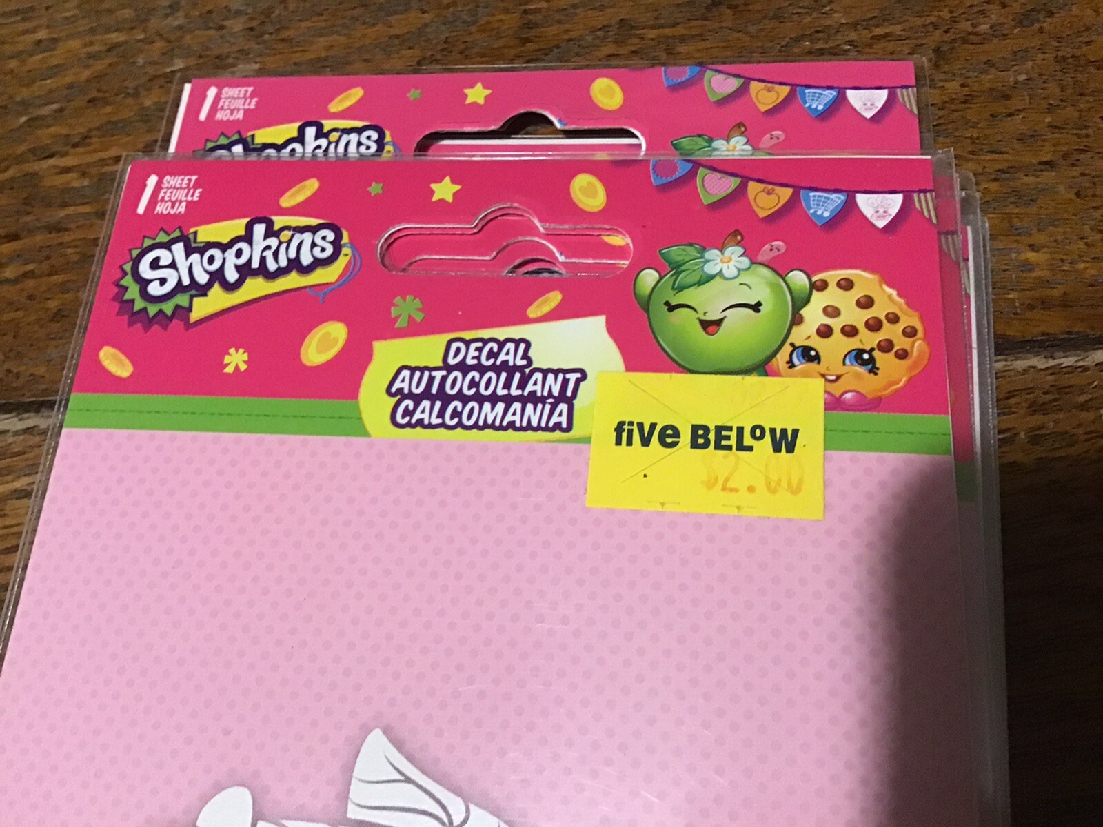 NEW SHOPKINS stickers Decals Lot Of 32 Packs Children LOVE Figures lipstick