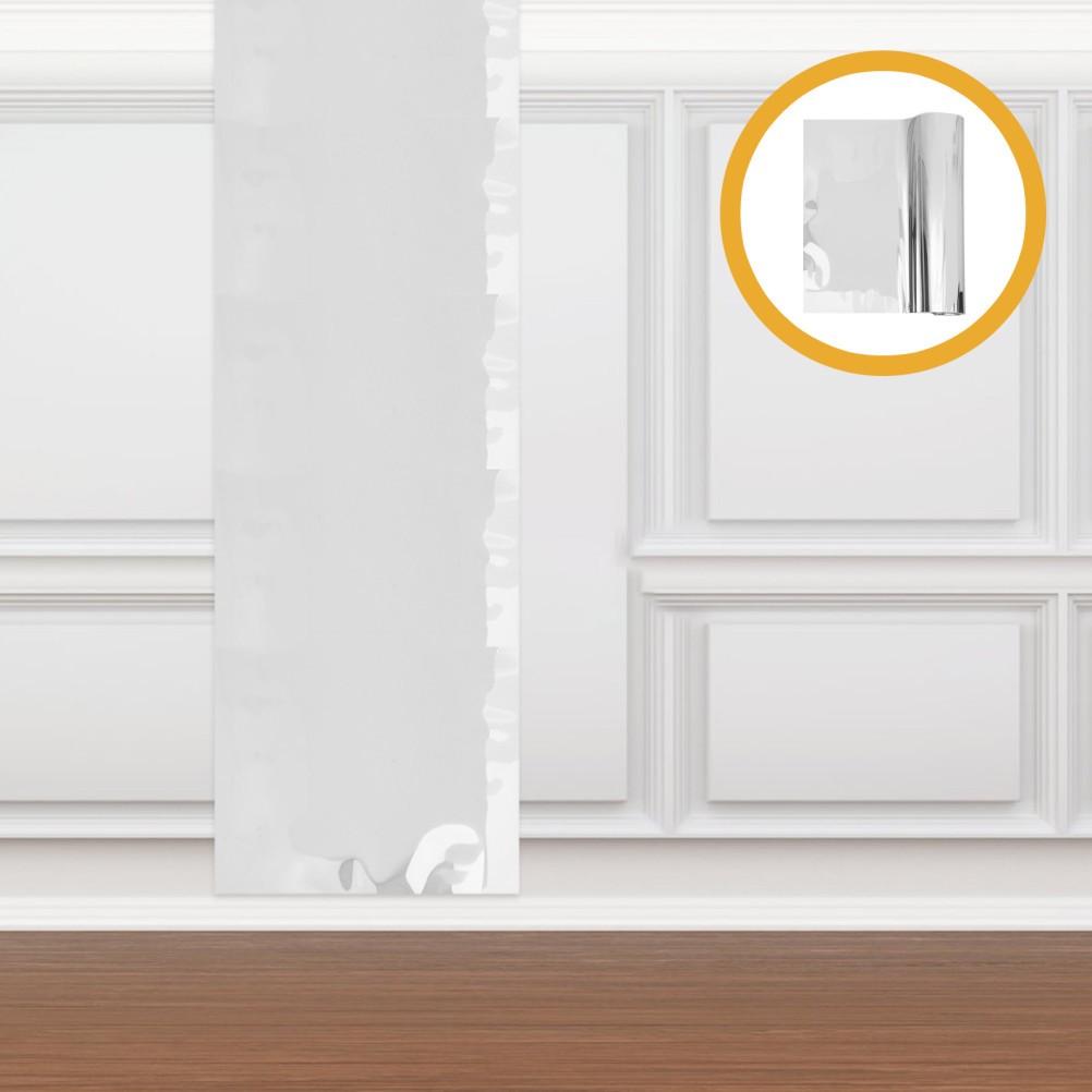 Adhesive Mirror Self Mirrors Sheets Peel and Stick Reflective Decor