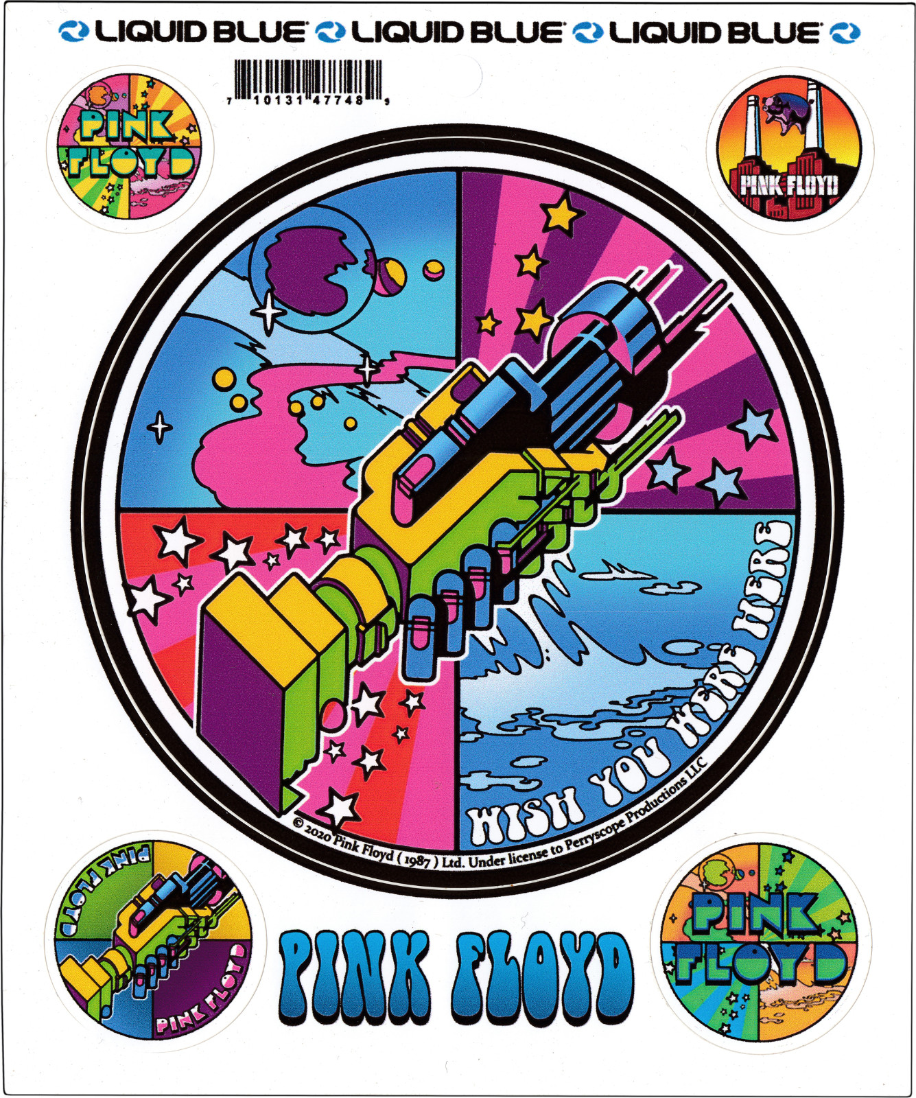 Sticker 5 Pack – Pink Floyd Wish You Were Here Hands Rock Music Band Decal 12098