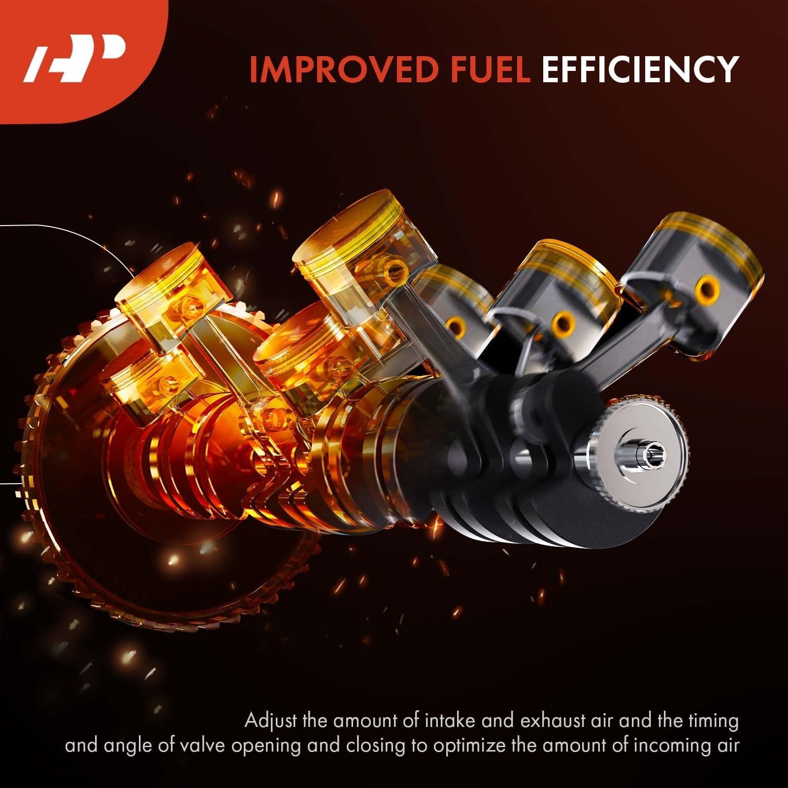 A-Premium 2-PC Engine Variable Valve Timing (VVT) Solenoid Compatible with Fo…