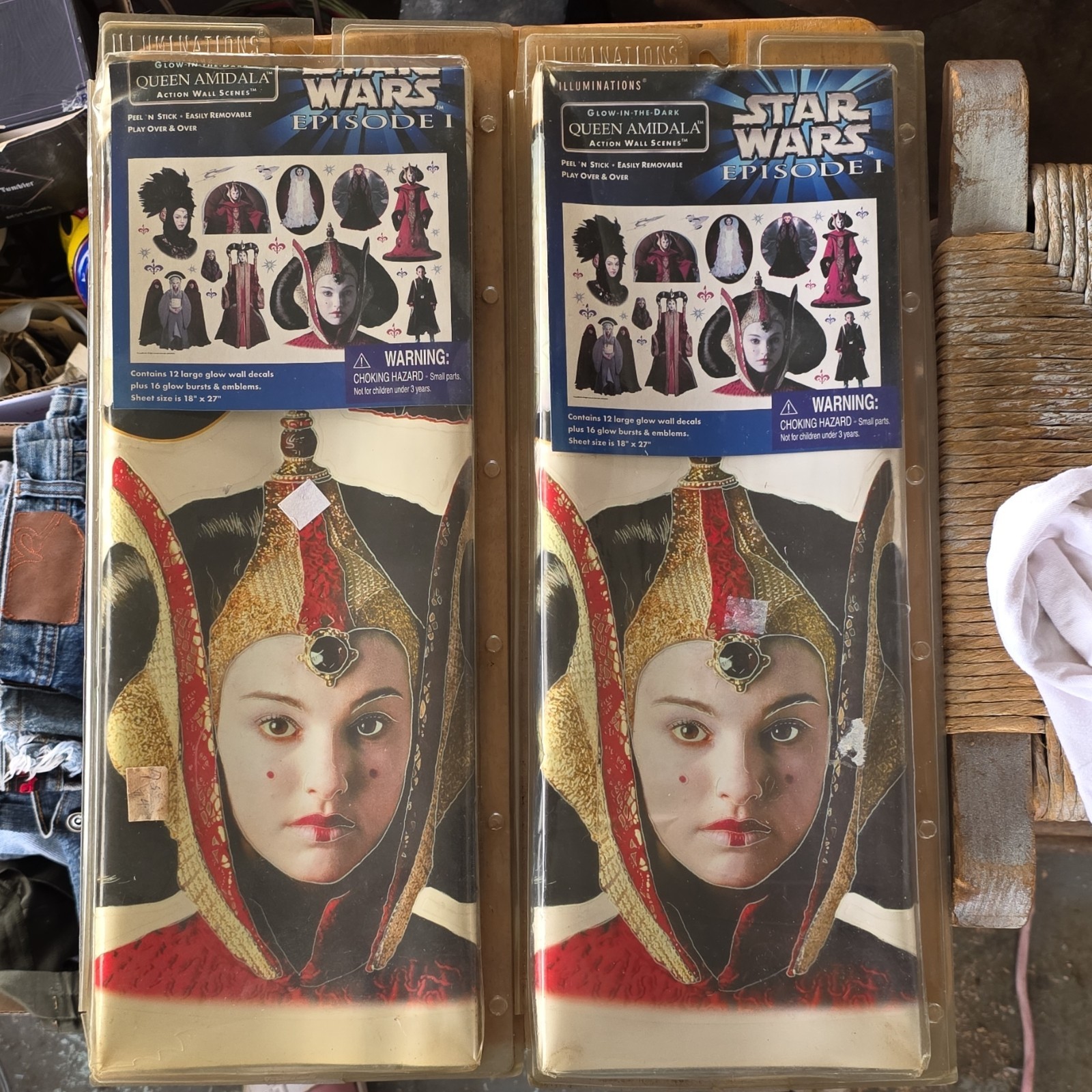 Illuminations Star Wars Episode I Queen Amidala Glow in the Dark Removable Deca…