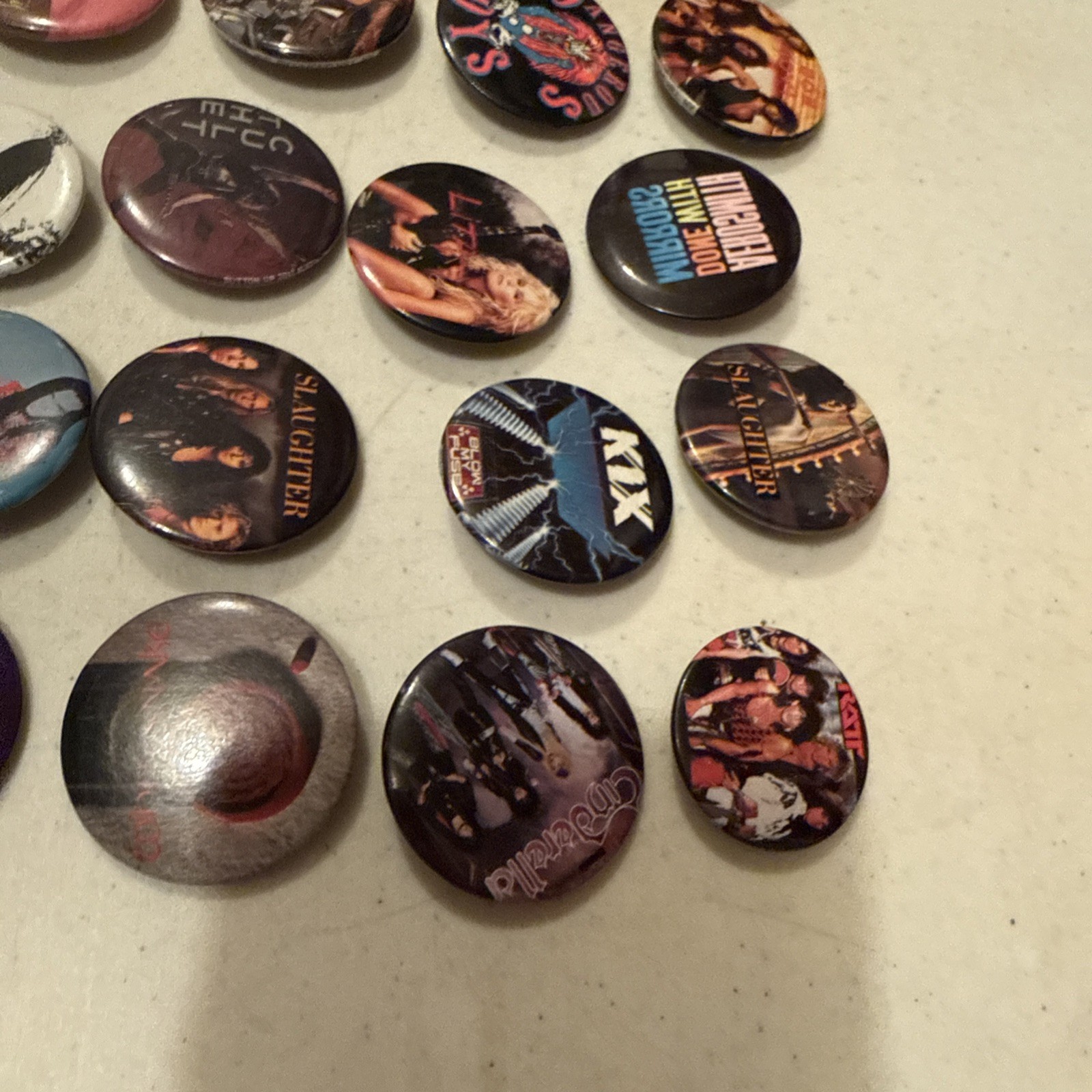 Metallica Ac/ Dc Def Leaped. Rock And Roll 1.5 Pins Choice