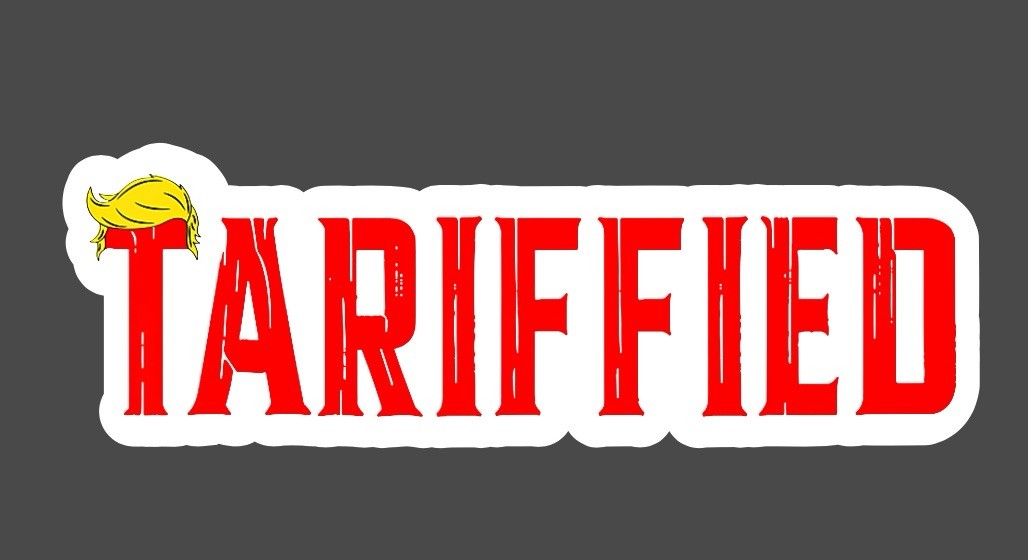 Sticker – Funny Trump Tariffs Fast Shipping!