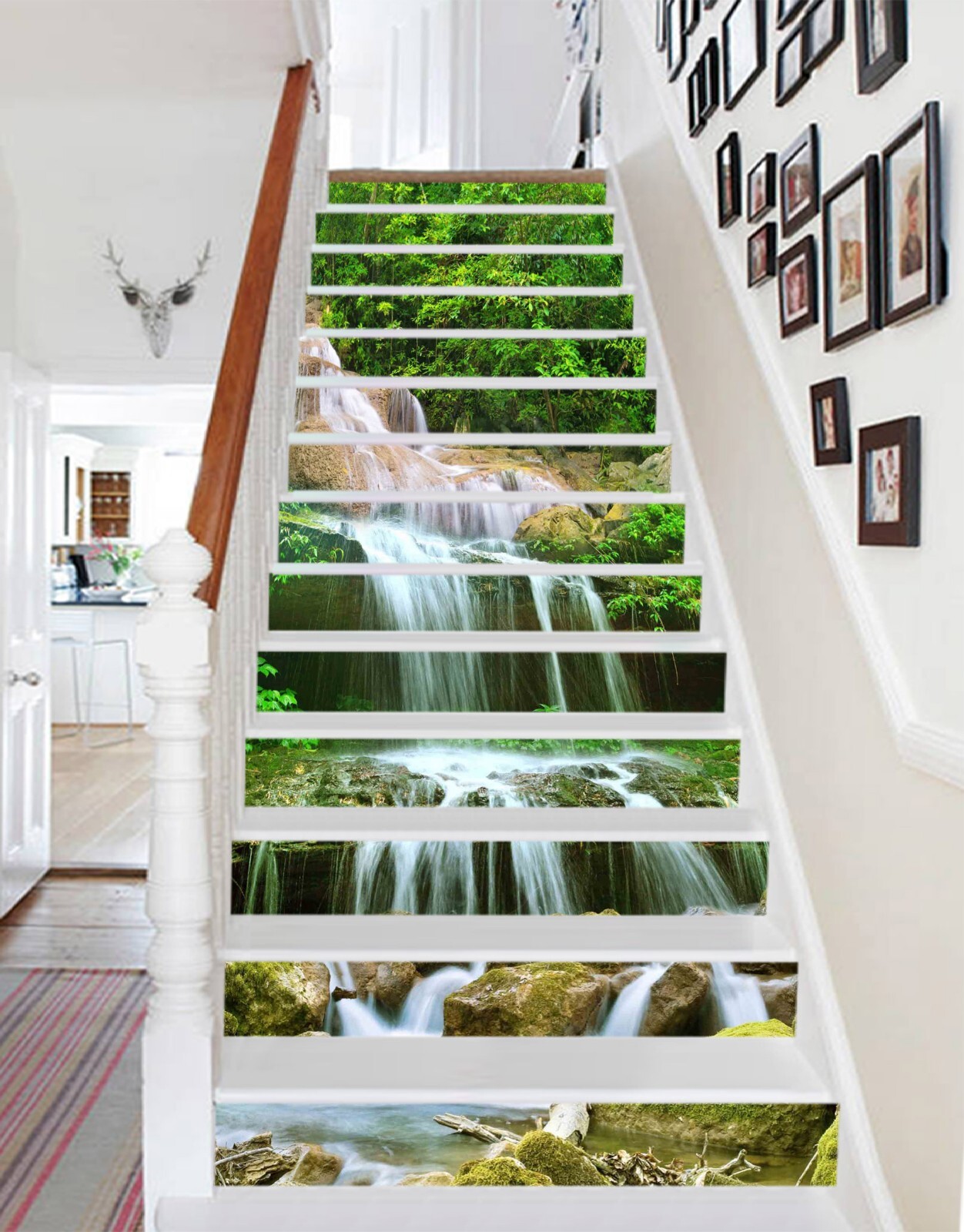 3D Tree Falls AZ1266 Stair Risers Decoration Mural Vinyl Wallpaper Kay