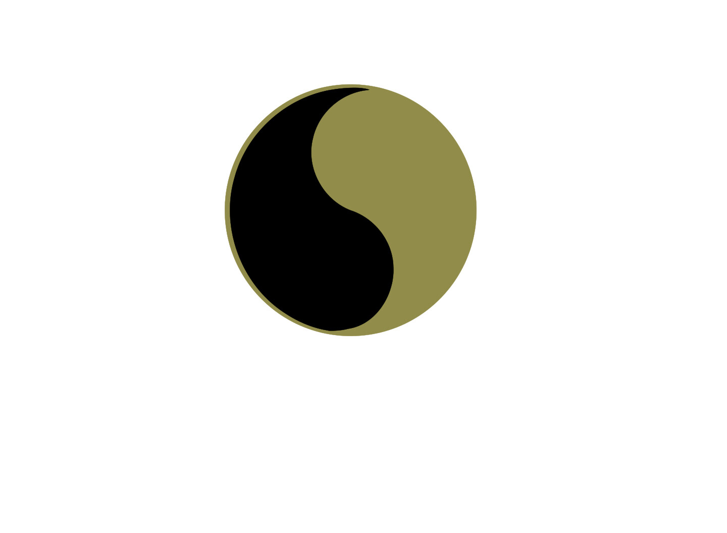 29th Infantry Division Vinyl Window Decal/Sticker Olive/Black