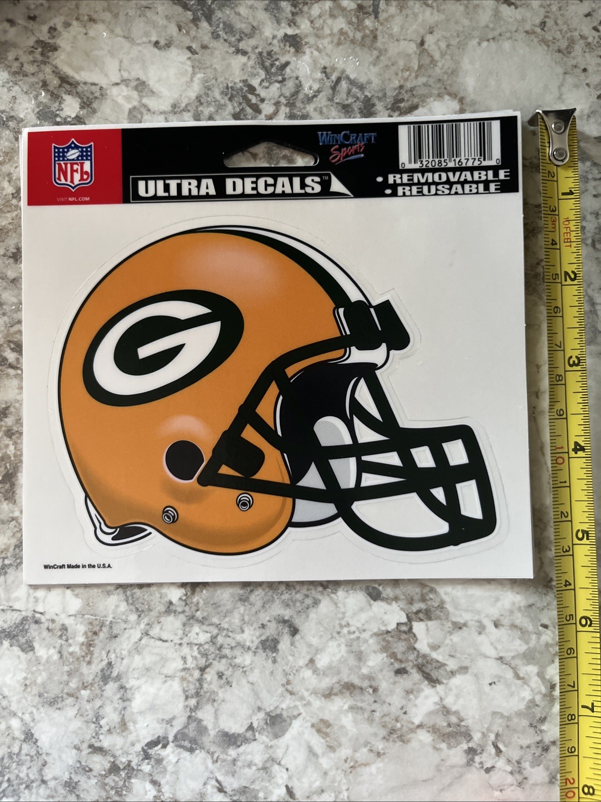 Green Bay Packers Helmet Color Decal