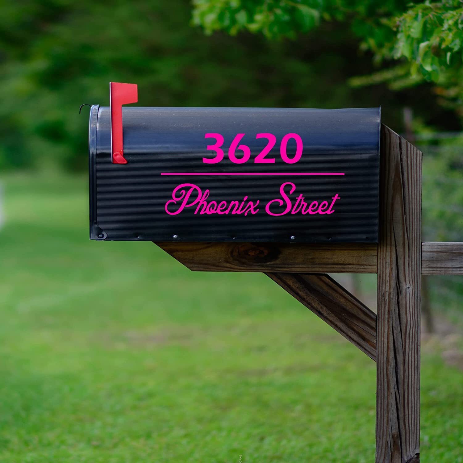 Personalized Mailbox Street Address Decals Set of 2 Vinyl Stickers Custom CMB33