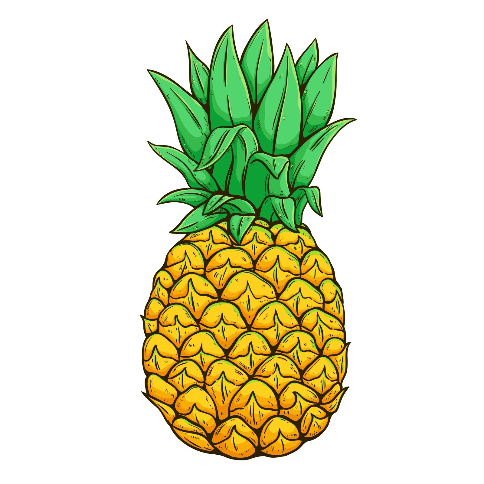 Best Pineapple Sticker Tropical Fruit Aloha Vinyl Decal Car Truck Laptop Window