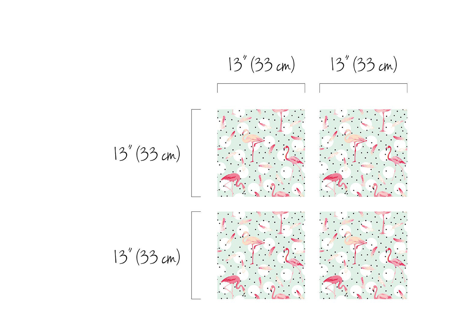 Decals for Kallax / Expedit IKEA Flamingo Bird Stickers Furniture Hack Removable