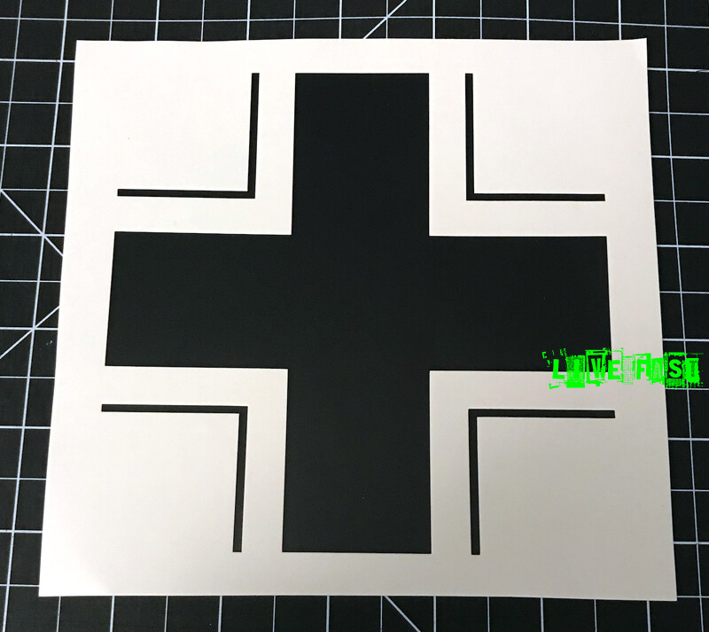 German Luftwaffe Sticker Die Cut Decal WWII air force
