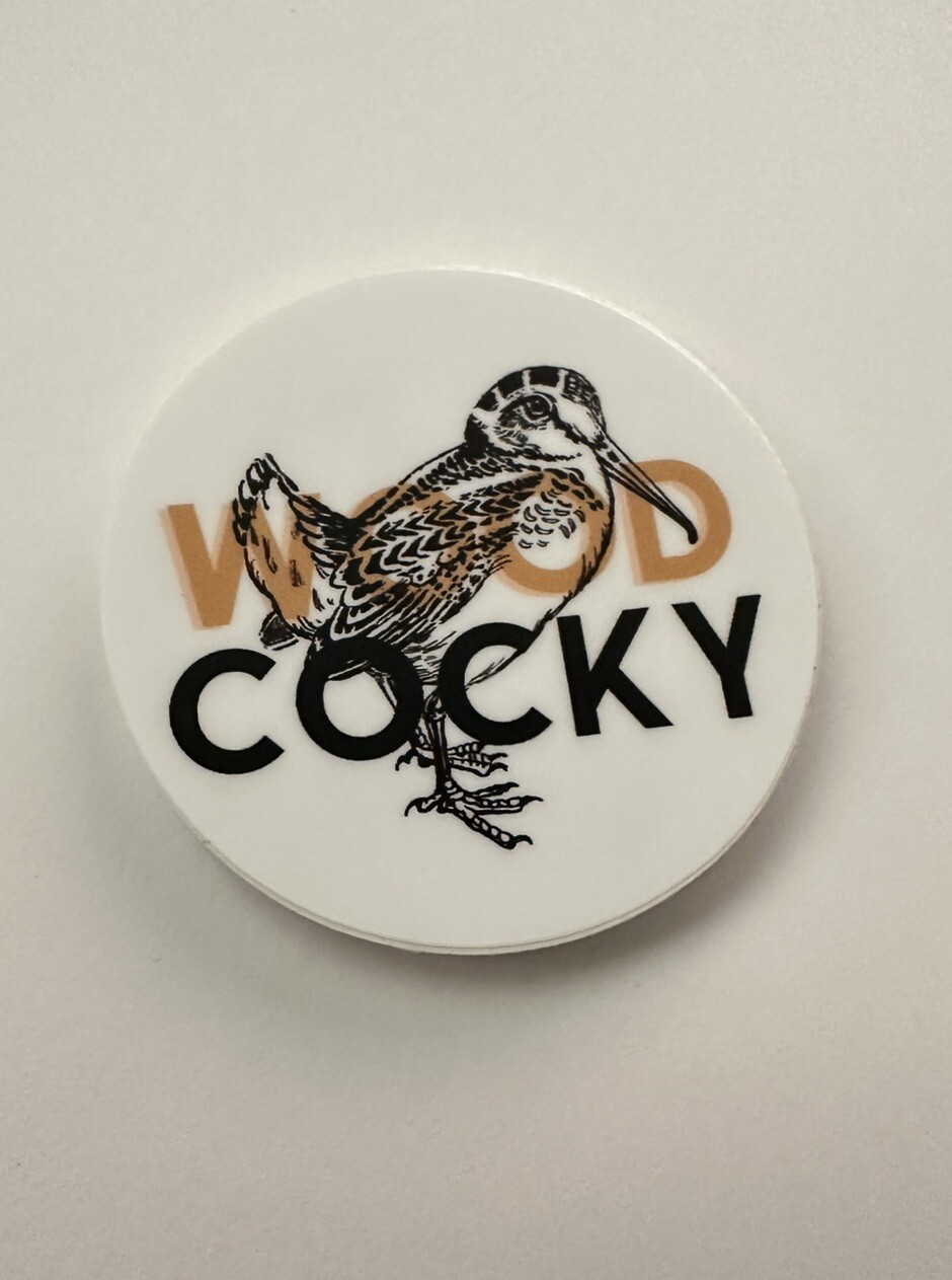 American Woodcock ‘wood cocky’ Vinyl Sticker Laptop Water bottle 2”