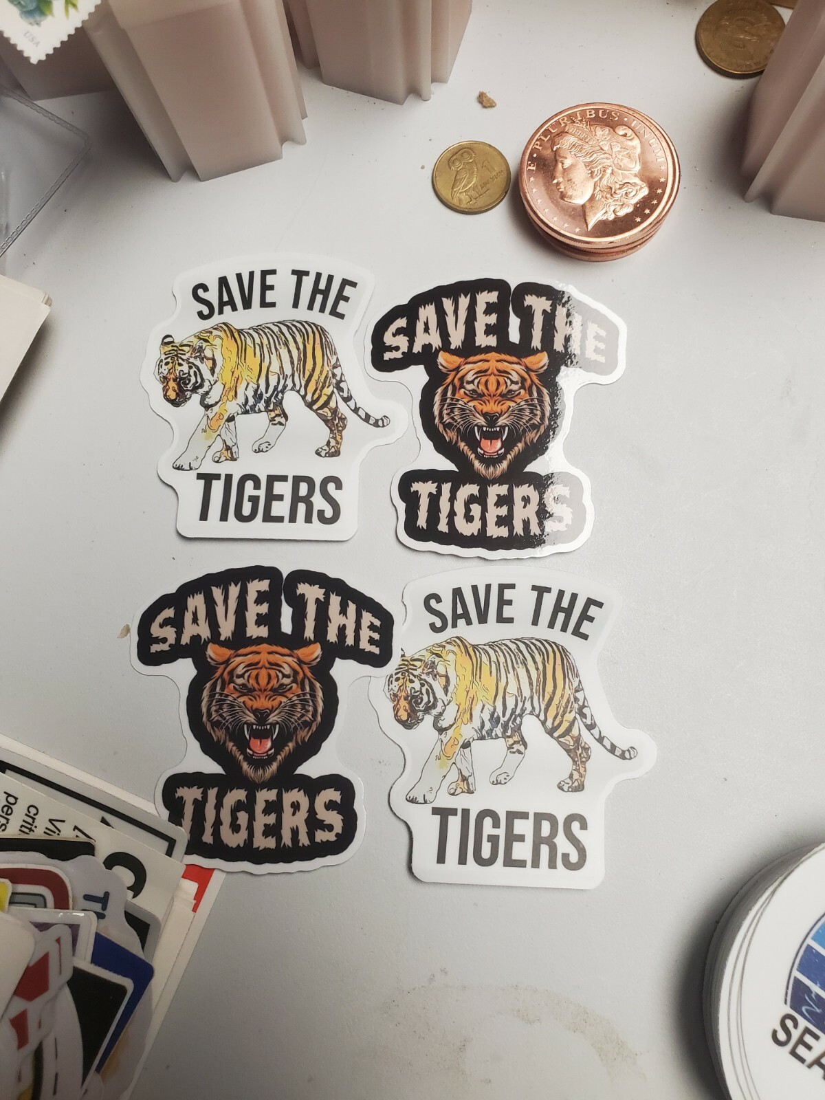 SAVE THE WHALES 🐋 STICKERS VARIETY PACK OF THREE