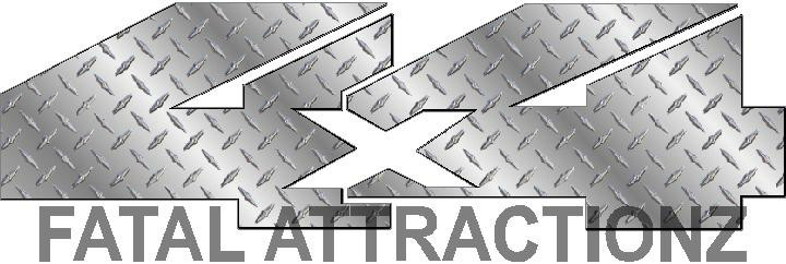 Diamond Plate 4×4 S4 Vinyl Sticker Decal truck