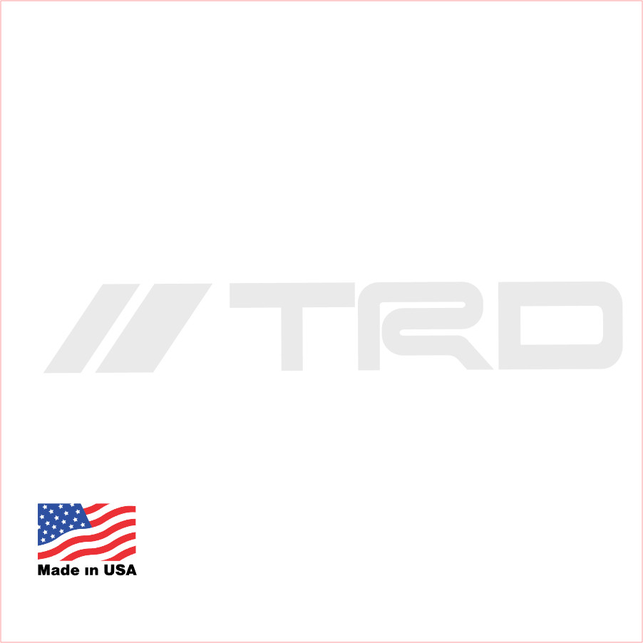 Toyota Racing Development TRD Decal – Many colors available – Free Shipping