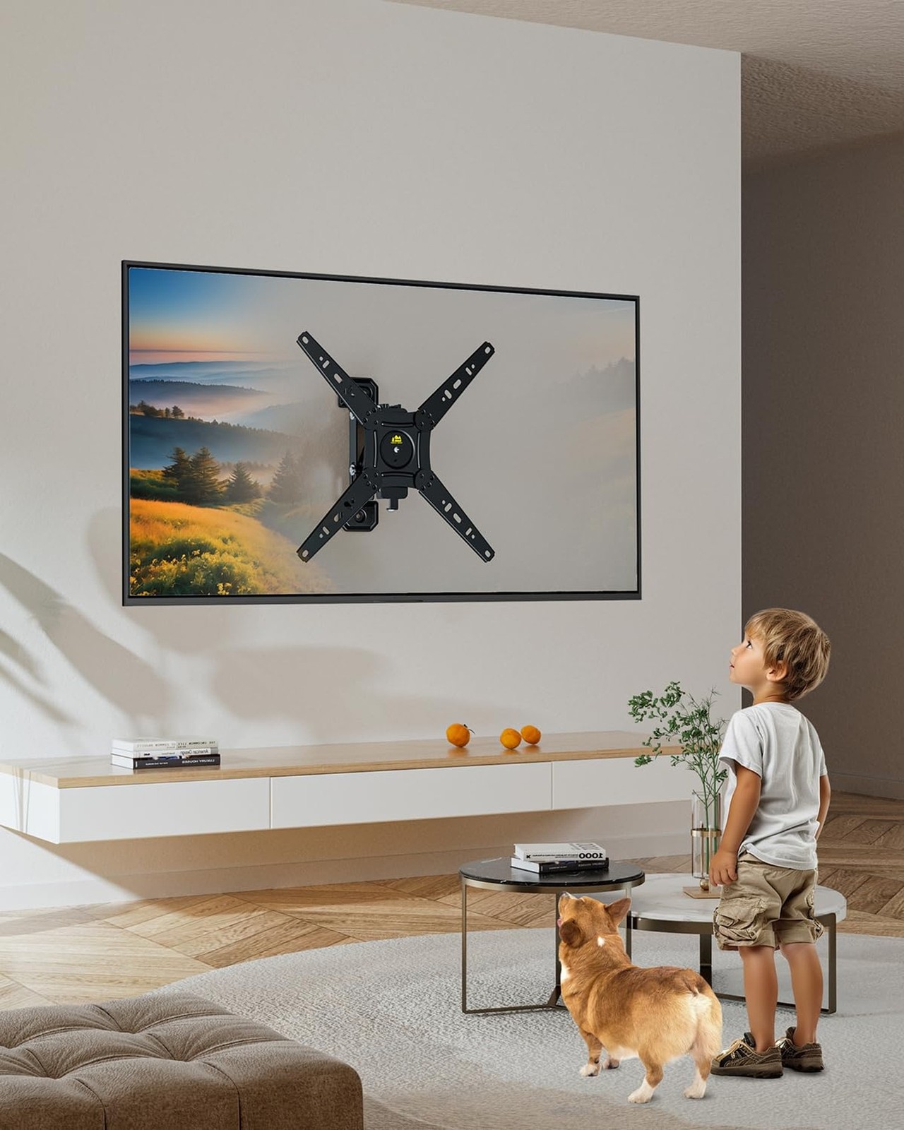 FORGING MOUNT Rotating TV Wall Mount for 13-49 Inch TVs Monitor,Vertical and …