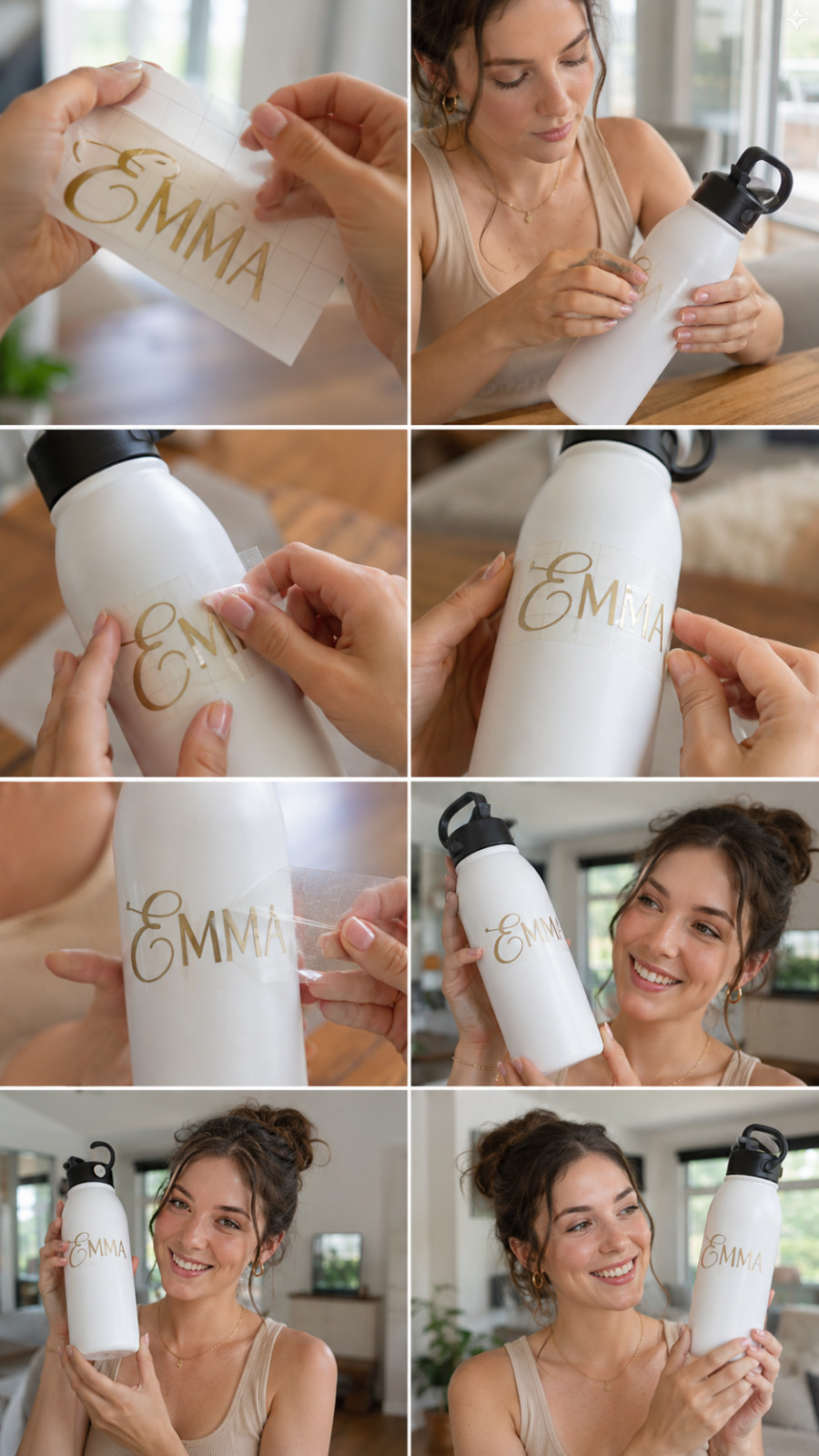 Custom Personalized Vinyl Lettering Name Decal Sticker Kitchen Wall Appliances