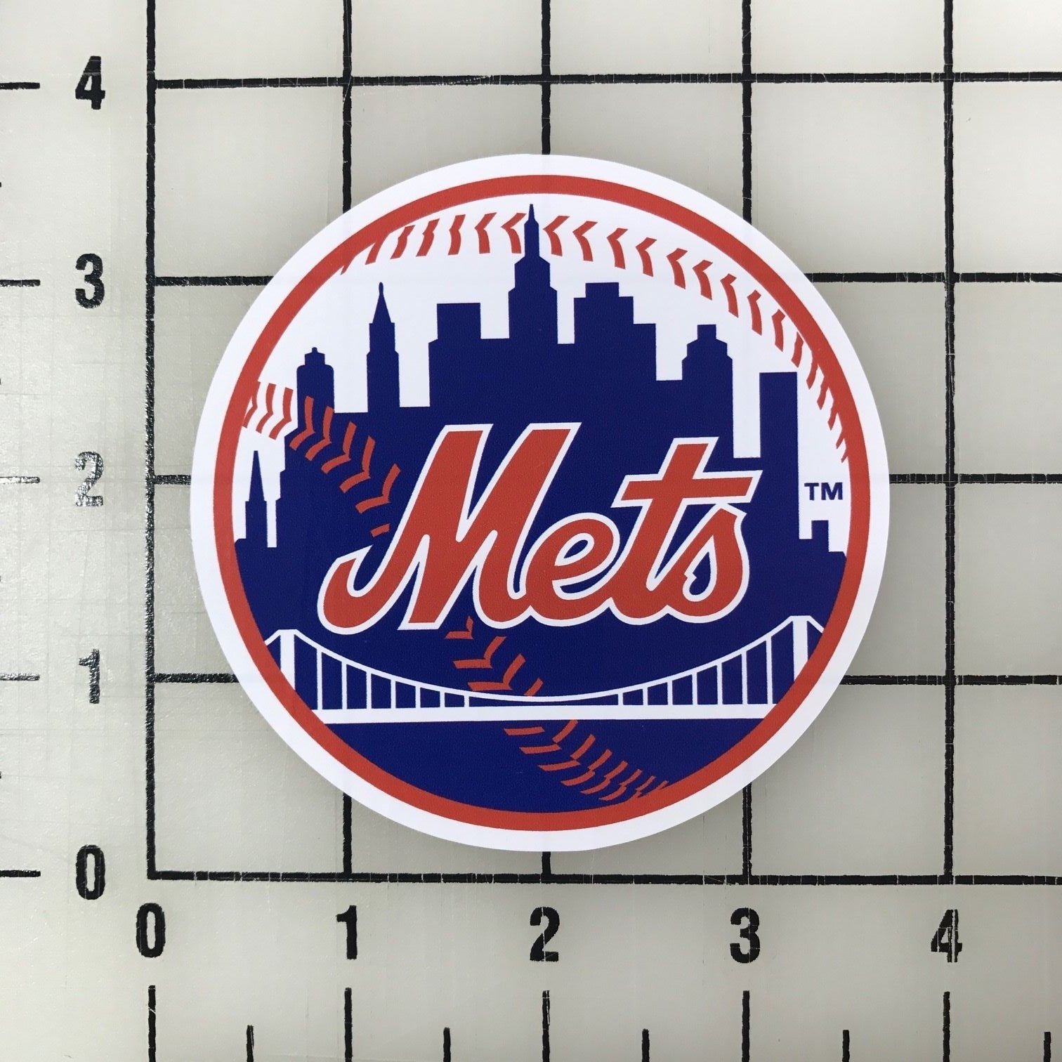 New York Mets MLB 3.5" Wide VInyl Decal Sticker – BOGO