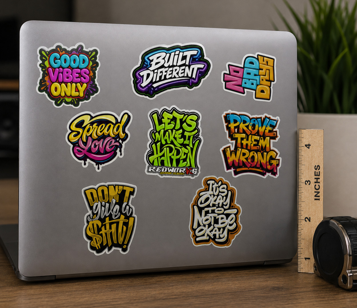 11"x11" Die Cut Sticker Sheet | Waterproof Laminated Vinyl | Choose Style