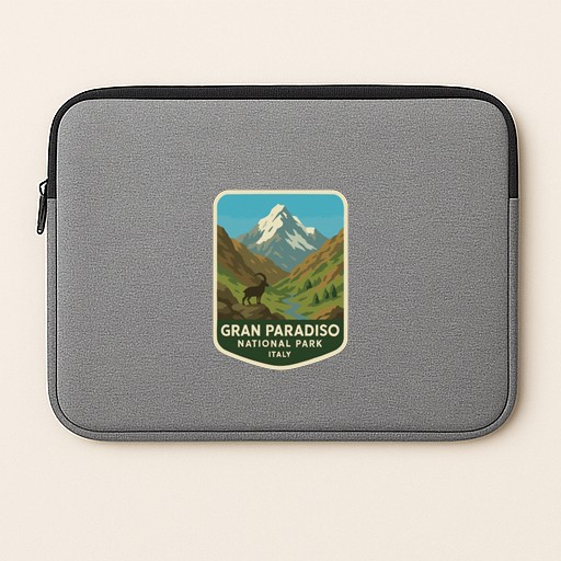 Gran Paradiso Italy Iron On Heat Transfer Vinyl HTV Die-Cut World National Parks