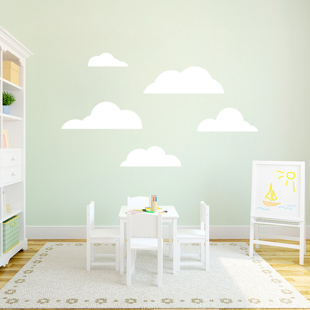 Clouds Wall Decal Set // Nursery and Kid's Room // Playroom // Bedroom