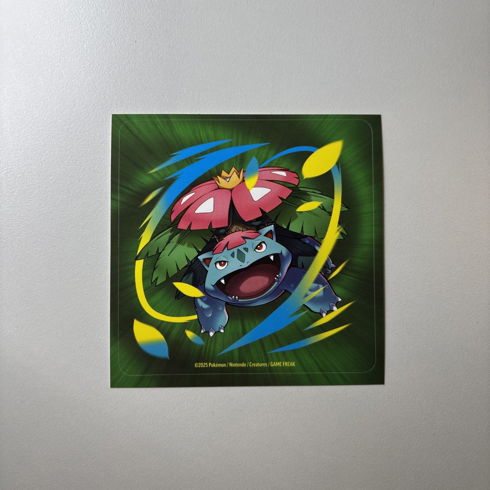 VENUSAUR STICKER 2025 POKEMON NINTENDO GAME FREAK MEGA EVOLUTIONS