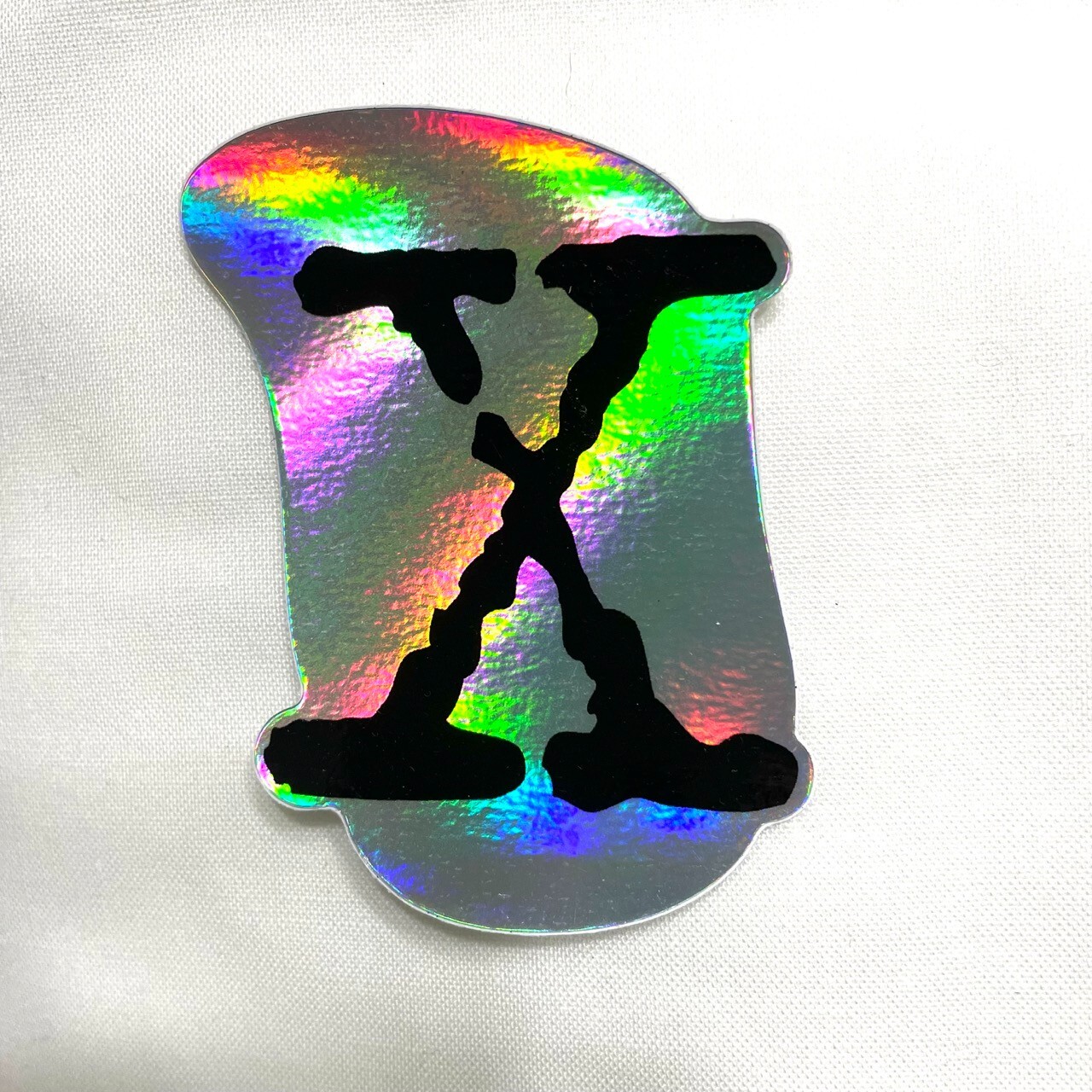 X holographic sticker X-Files