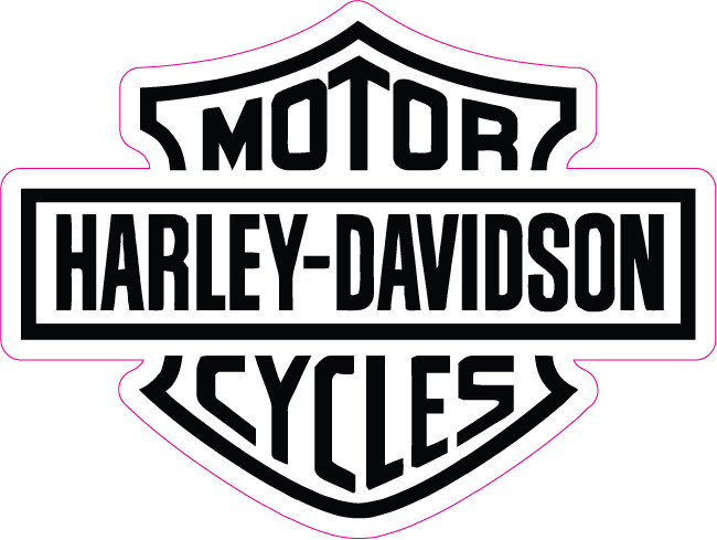 Harley Davidson Bar & Shield Sticker Decal | Waterproof Vinyl | Laptop MotorBike