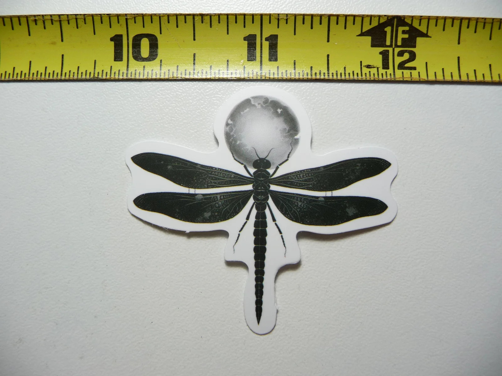 DRAGONFLY PLANET SMALL STICKER DECAL NATURE OUTDOORS FUN CALMING FUNNY