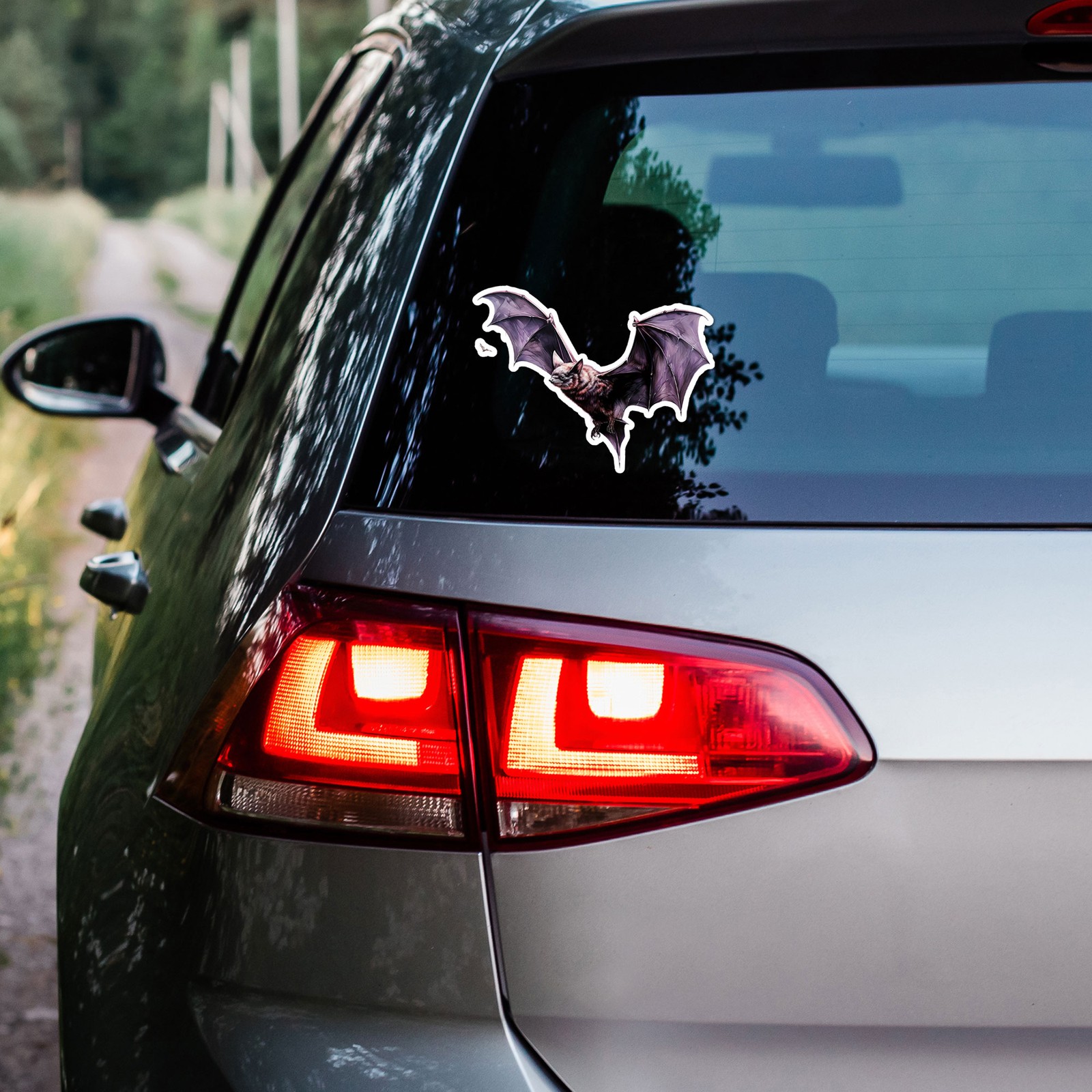 Flying Bat Halloween – Vinyl Decal Sticker – Car Window Laptop – ebn11016